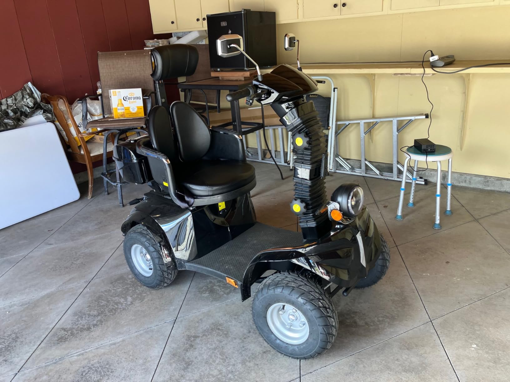 Mobility Scooters for Seniors & Adults 600lbs Capacity, Heavy Duty 4-Wheel 3-Speed Electric Powered Wheelchair Device 1000W All Terrain, Elderly-Lockbox Adjustable Seat customer photo 1