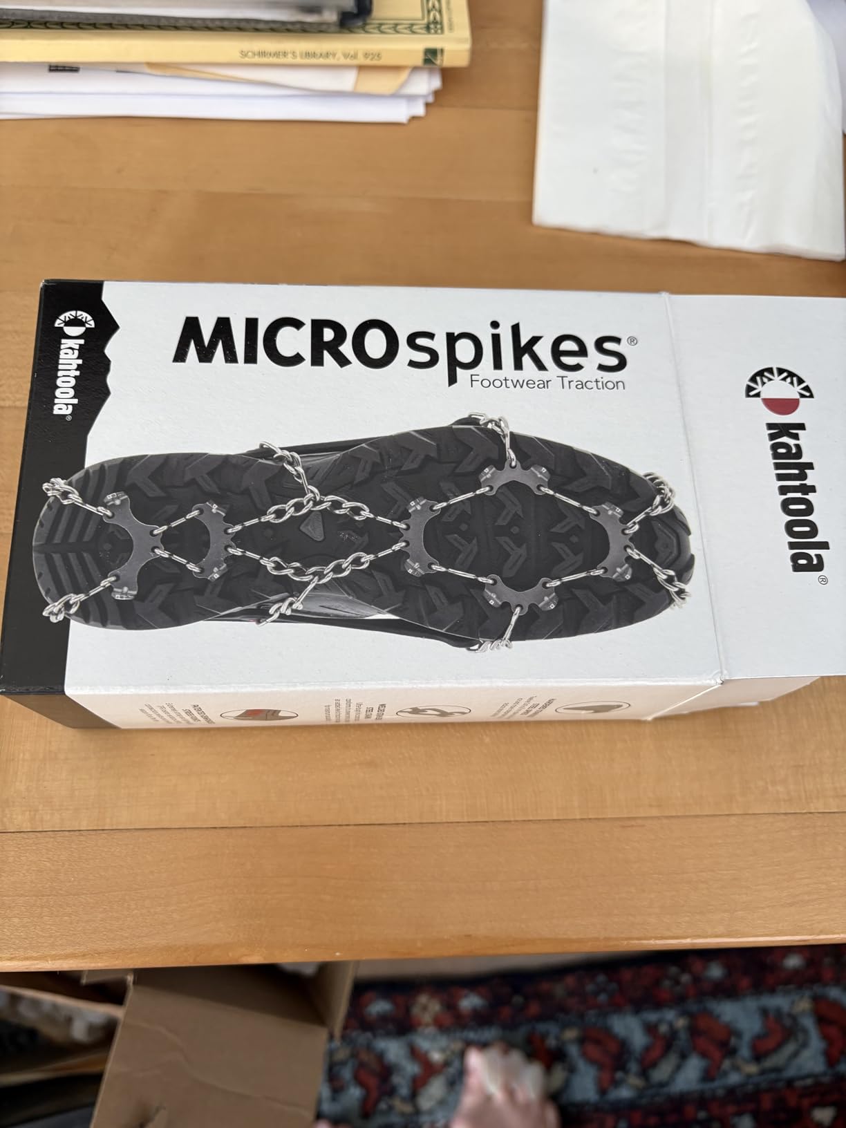 Kahtoola MICROspikes Footwear Traction for Winter Trail Hiking & Ice Mountaineering customer photo 1