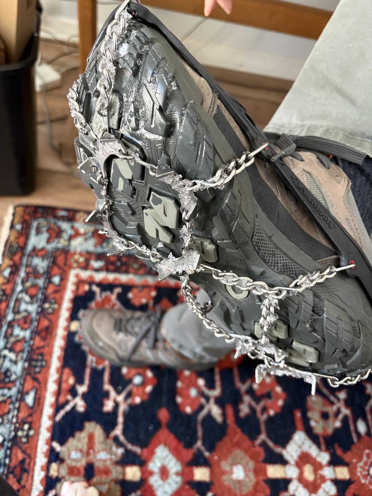 Kahtoola MICROspikes Footwear Traction for Winter Trail Hiking & Ice Mountaineering customer photo 2