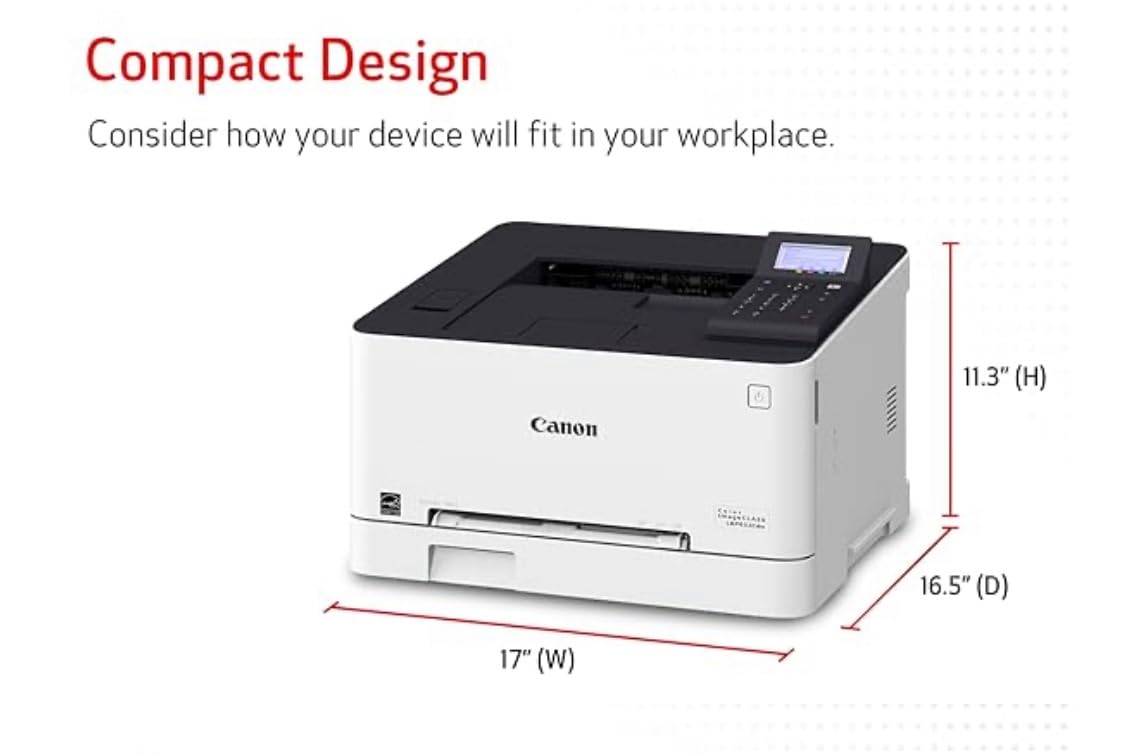 Canon imageCLASS LBP632Cdw - Wireless Duplex Color Laser Printer, Single Function, Home Office, Mobile Ready, 22 PPM customer photo 2