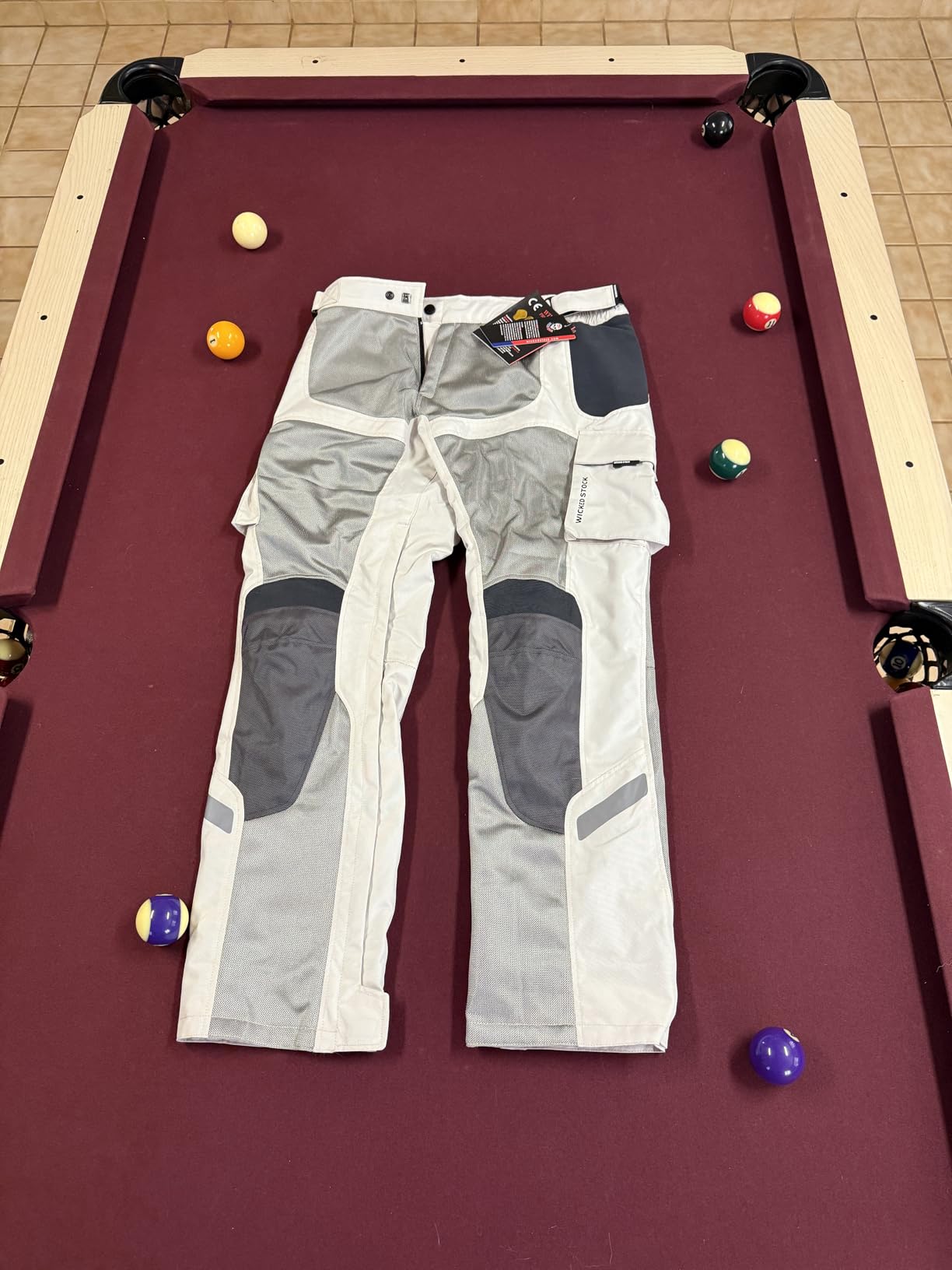WICKED STOCK Mesh Motorcycle Pants - Armor CE Level 2 Motocross Pants customer photo 1