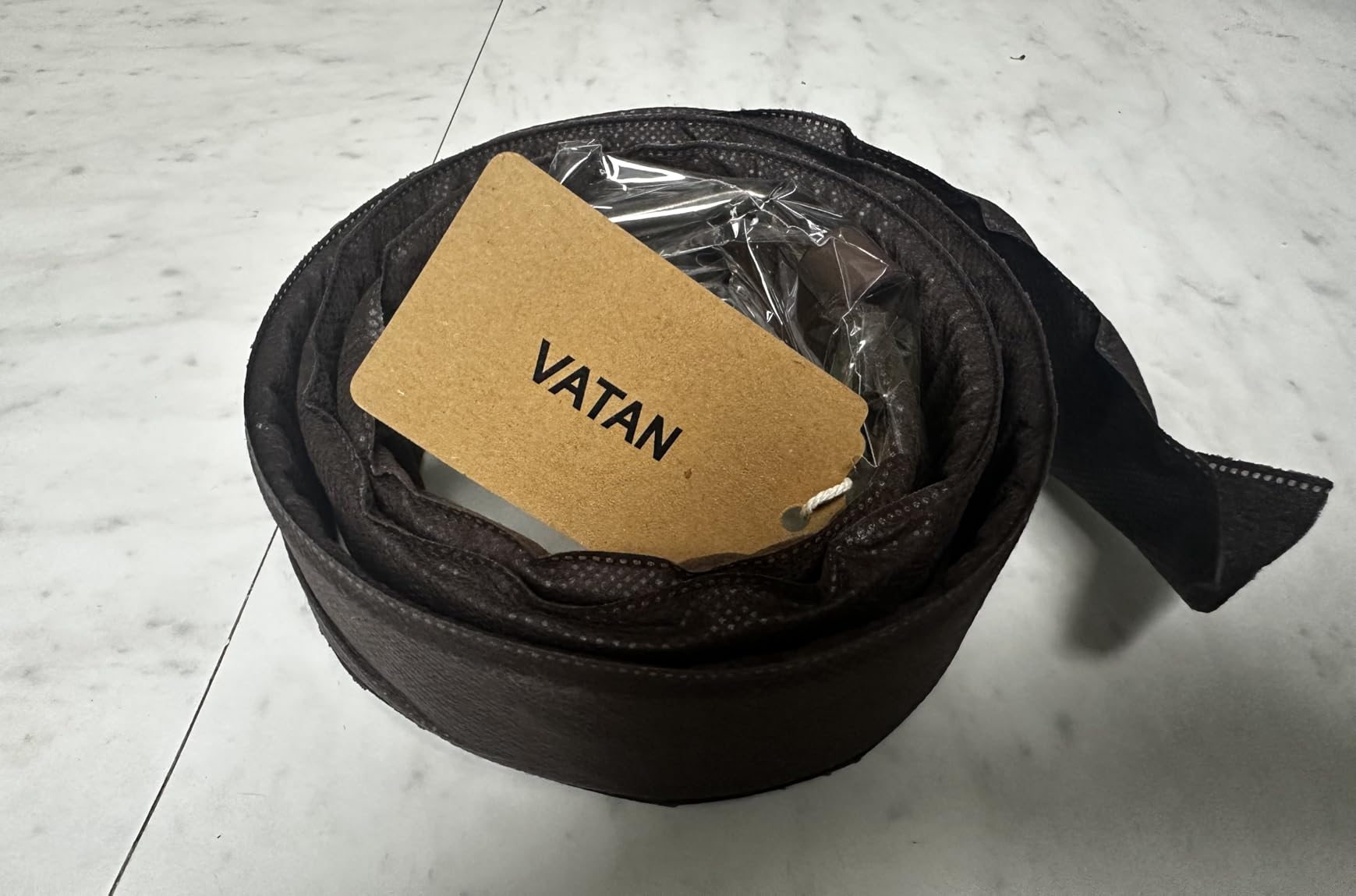 VATAN Men's Full Grain Leather Casual Every Day Jeans Belts, Handmade Men Leather Belt with Gift Box customer photo 1