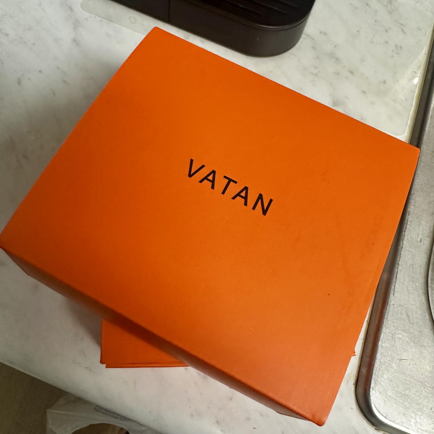 VATAN Men's Full Grain Leather Casual Every Day Jeans Belts, Handmade Men Leather Belt with Gift Box customer photo 2