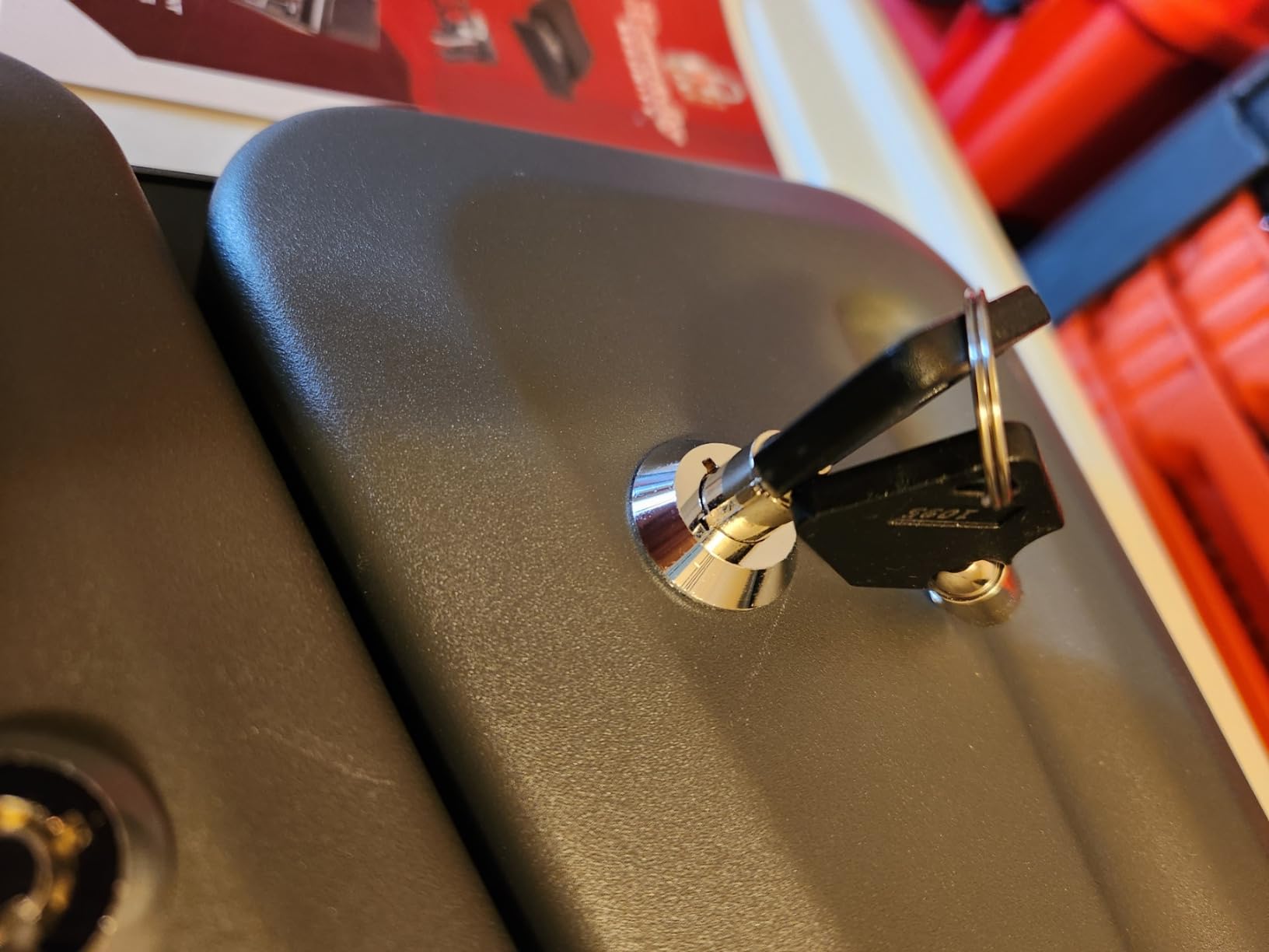 Hornady Dual-Lid Gun Lock Box - Two Compartment Portable Lock Box with Separate Lid and Lock customer photo 2