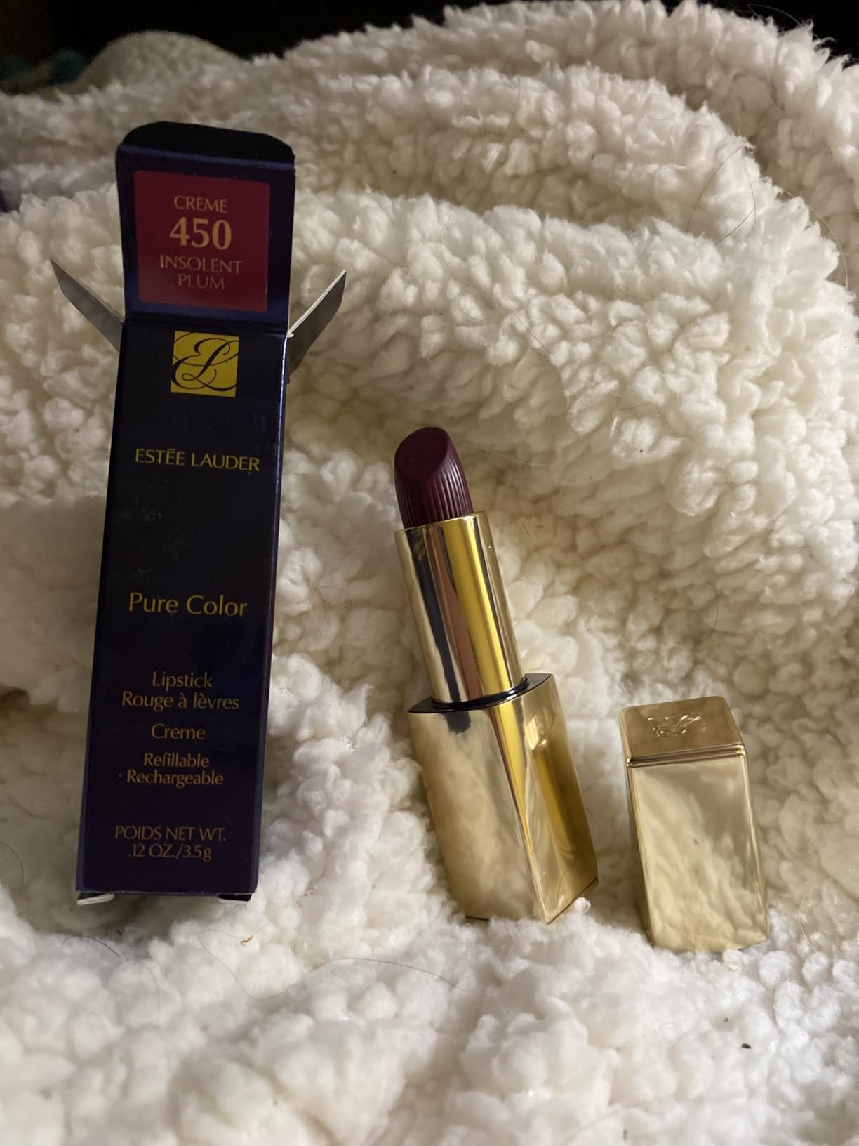 Estee Lauder Pure Color Long Lasting Cream Lipstick for Women with Cream Finish | Plumping & Nourishing, 0.12 Ounce customer photo 1