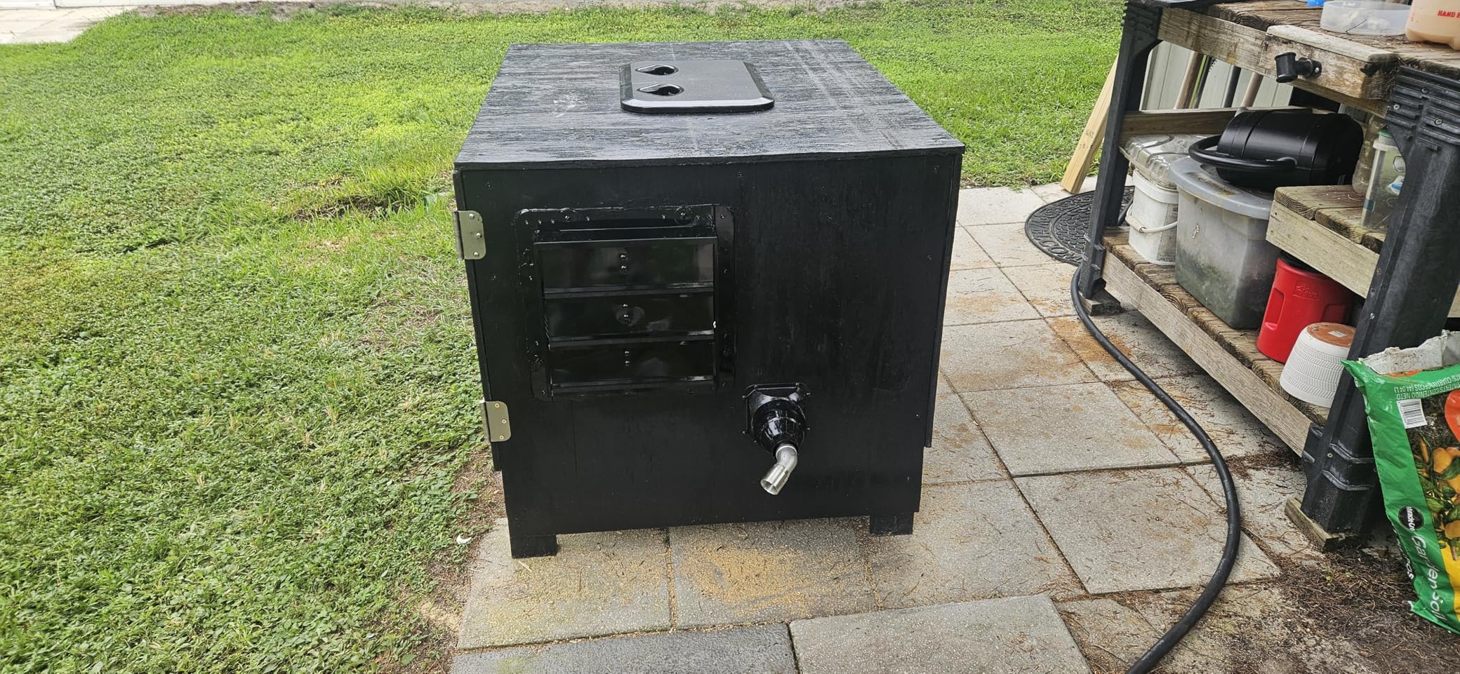 VEVOR Shutter Exhaust Fan, 16'' with Various Speeds, AC-motor, 2000 CFM, Wall Mount Attic Fan, Ventilation and Cooling for Greenhouses, Garages, Sheds, FCC customer photo 2