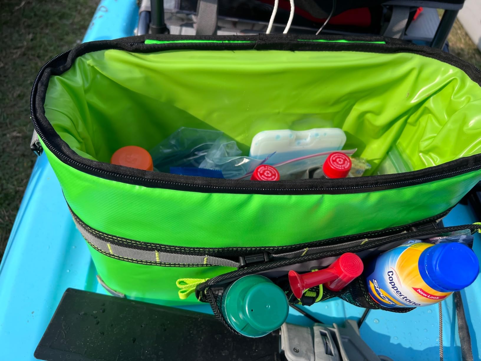 TidyFriend Kayak Cooler Behind Seat - Waterproof Cooler for Kayaking, Compatible with Lawn Chair Seat, Portable Ice Chest, Keeps Drinks Cold, Travel, Beach, Lunch customer photo 1