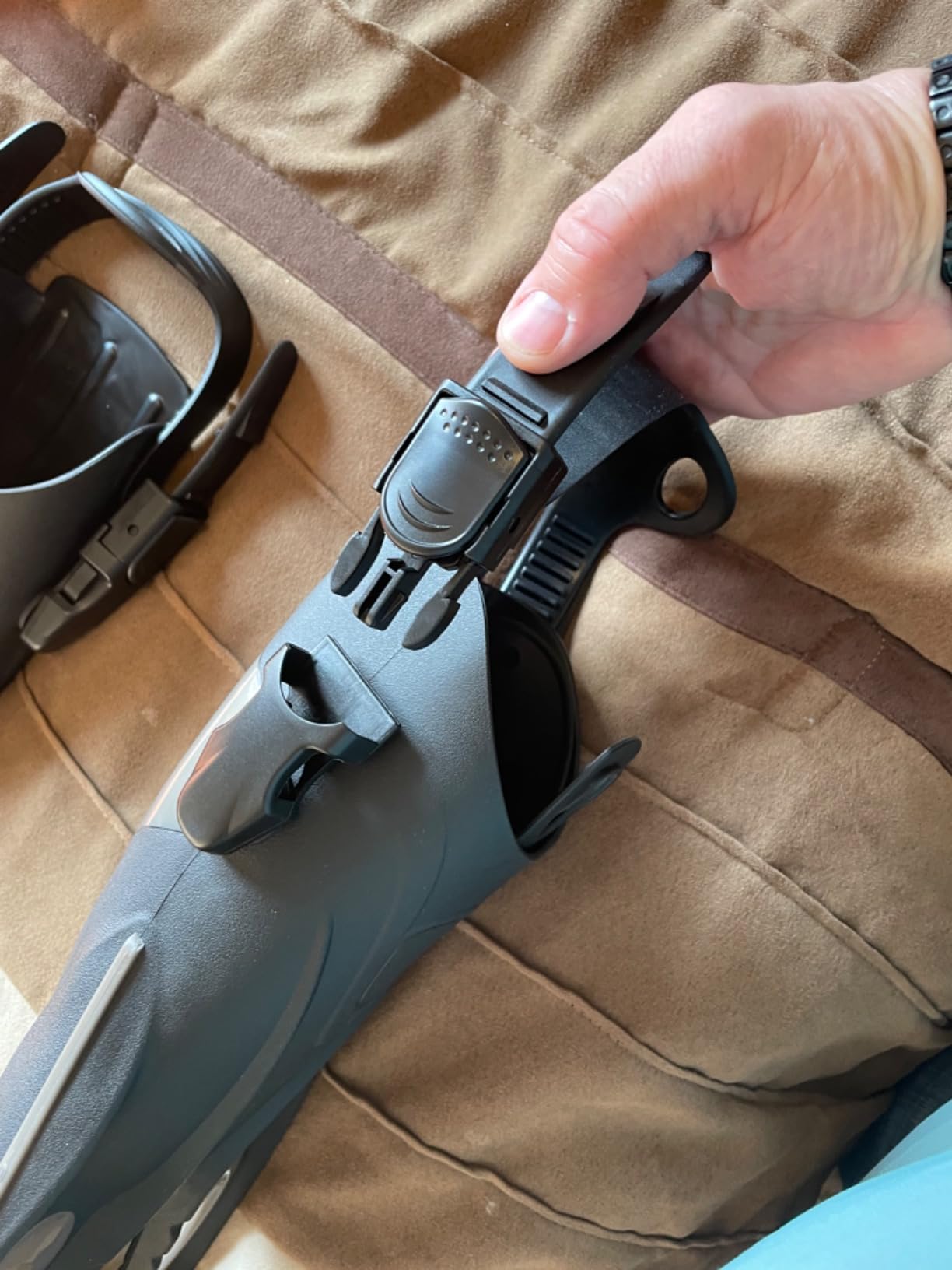 Diving Fins, Powerful Efficient Open Heel Scuba Diving Fins, Flippers for Snorkeling and Freediving with Adjustable Buckles customer photo 2