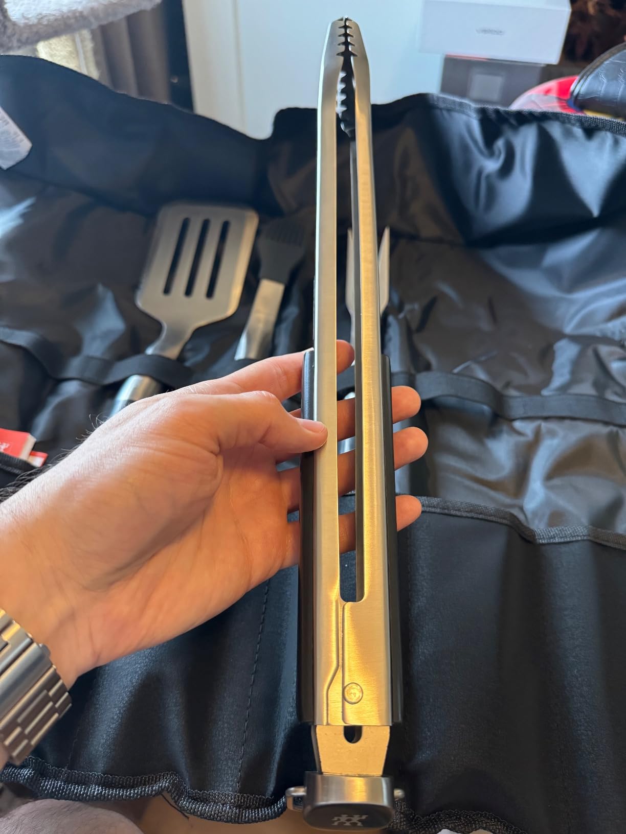 ZWILLING BBQ+, 5-pc Grill Tool Set, Grill Spatula, Grill Tongs, Grill Fork, Basting Brush, Chef's Wrap, Made from Durable and Corrosion-Resistant Stainless Steel customer photo 2