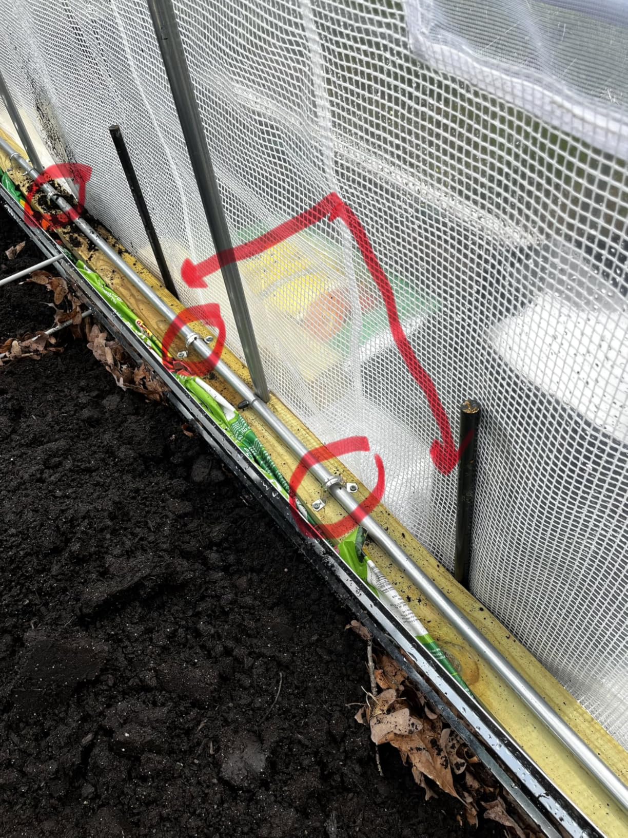 KING BIRD Premium 15x7x7 FT Greenhouse for Outdoors, Large Walk-in Heavy Duty Galvanized Steel Frame, Mesh Door Screen Window Hoop Plant Winter Hot House Tunnel Plus Brass Irrigation Kit, White customer photo 2