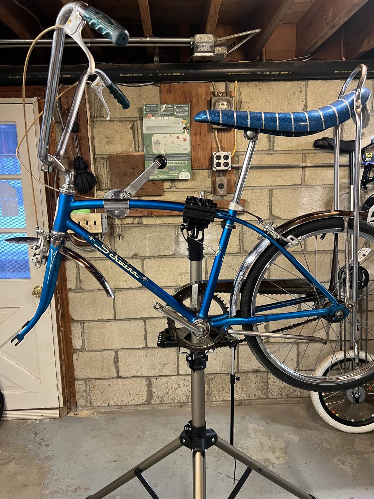 CXWXC Bike Repair Stand 88lbs- E Bike Stand for Maintenance Workstand - Ebike Repair Stand Shop Home Mechanics for Mountain Bike and Road Bike customer photo 2