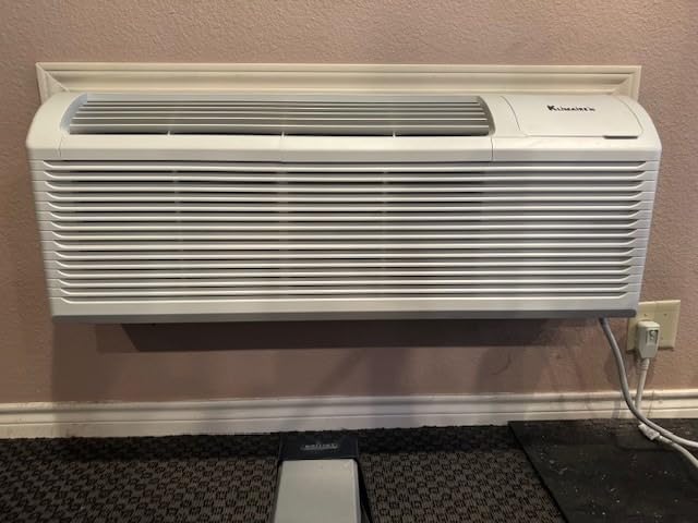 Klimaire 12,000 BTU PTAC Packaged Terminal Air Conditioner & Heat Pump with 3.5 kW Electric Heater, Remote Control, Wi-Fi Option, Hotel Style, R32 customer photo 1