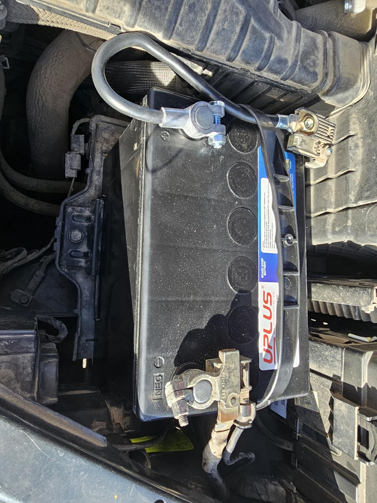 UPLUS BCI Group 48 Car Battery, AGM-L70-M Maintenance Free 12V 70Ah Premium AGM Batteries H6 L3 Automotive Battery, 760CCA, 120RC customer photo 2