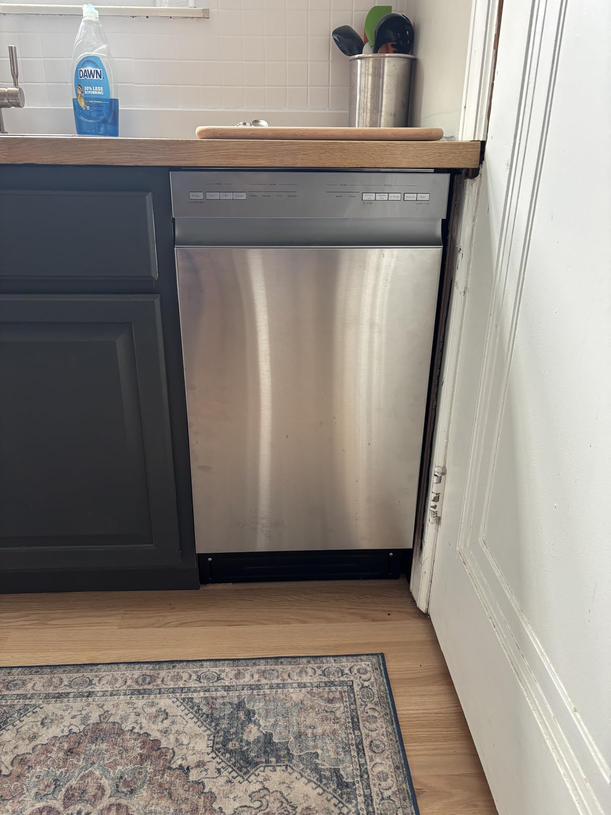 Midea 18 Inch Built-in Dishwasher, Slim Space-Saving Design with Stainless Steel Tub, 8 Place Settings & 6 Wash Cycles, Energy Star Certified customer photo 1
