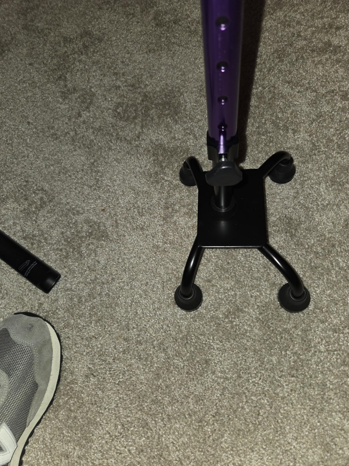 PELEGON Quad Cane (300 lb) - Adjustable Walking Cane with A Large 4 Pronged Base for Extra Balance & Stability, Walking Canes for Seniors, Walking Cane for Men & Women, Walking Sticks customer photo 1