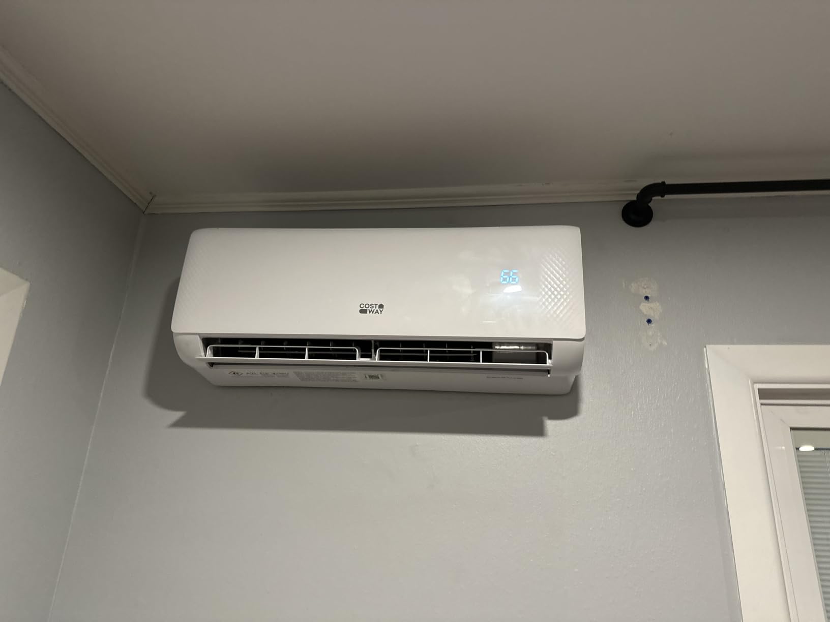 COSTWAY 12,000 BTU Mini Split Air Conditioner, with Heat Pump, Energy Star, 21 SEER2 Inverter, 24H Timer, Auto Clean, Remote Control for Rooms up to 750 Sq.Ft, 208-230V (Airtural Series) customer photo 1