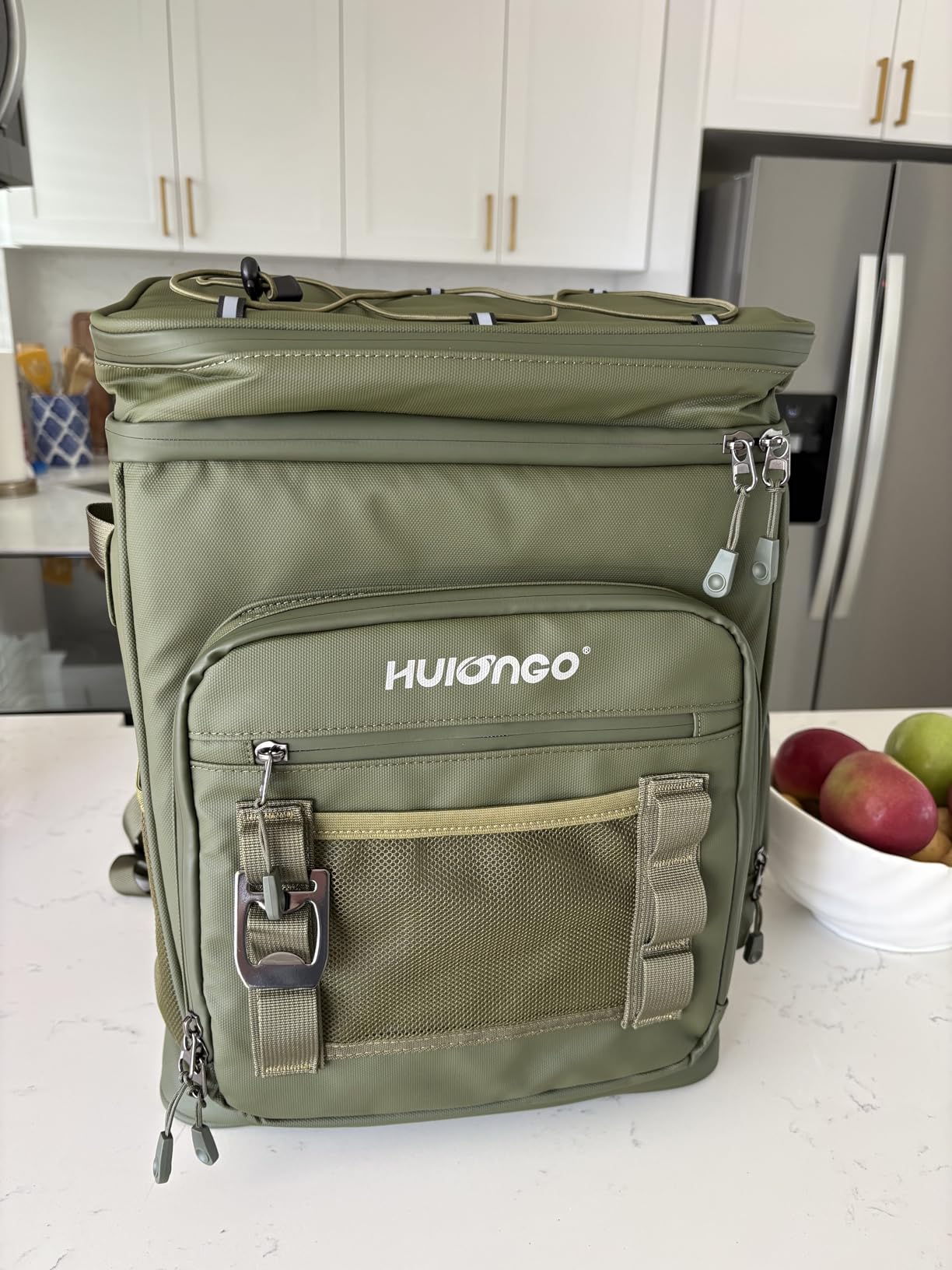 Hulongo Large Waterproof Insulated Cooler Backpack for Men & Women, Leak Proof Cooler Backpack for Camping, Beach, Fishing, Picnic, Travel, Outdoor, 30L, 48Cans customer photo 1
