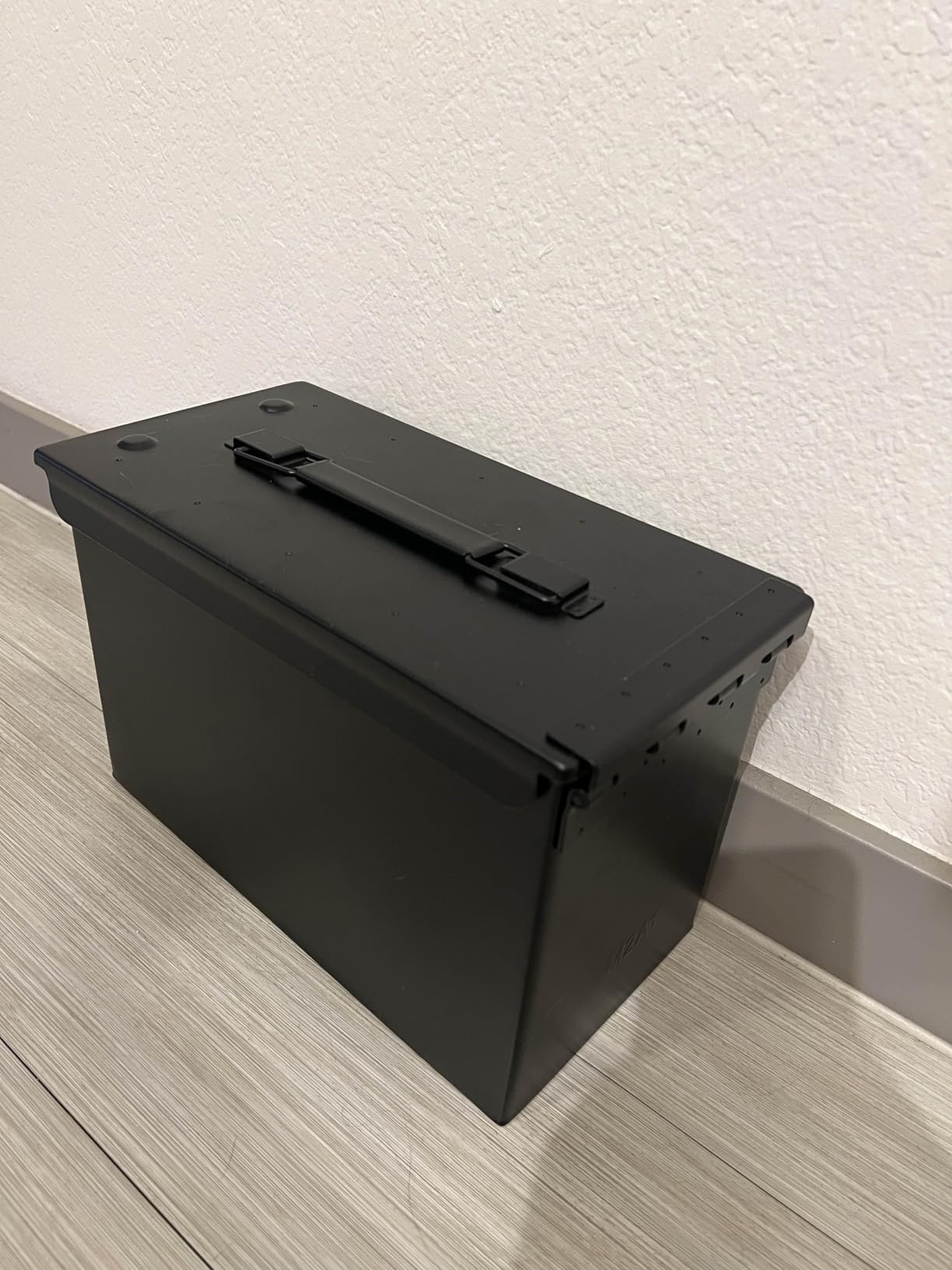 PATRON 30 & 50 Cal Ammo Can Metal Ammo Box Storage Crate Case, Waterproof (Black or Green) customer photo 1