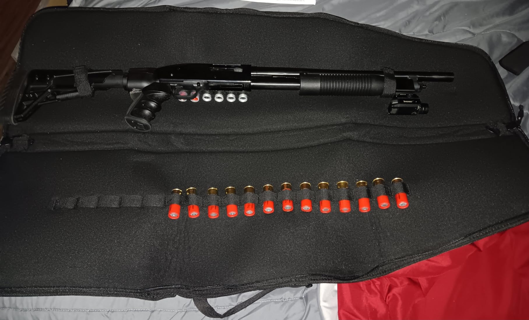 AUMTISC Tactical Rifle Gun Case - Soft Shotgun Range Bag with 6 Pouches customer photo 1