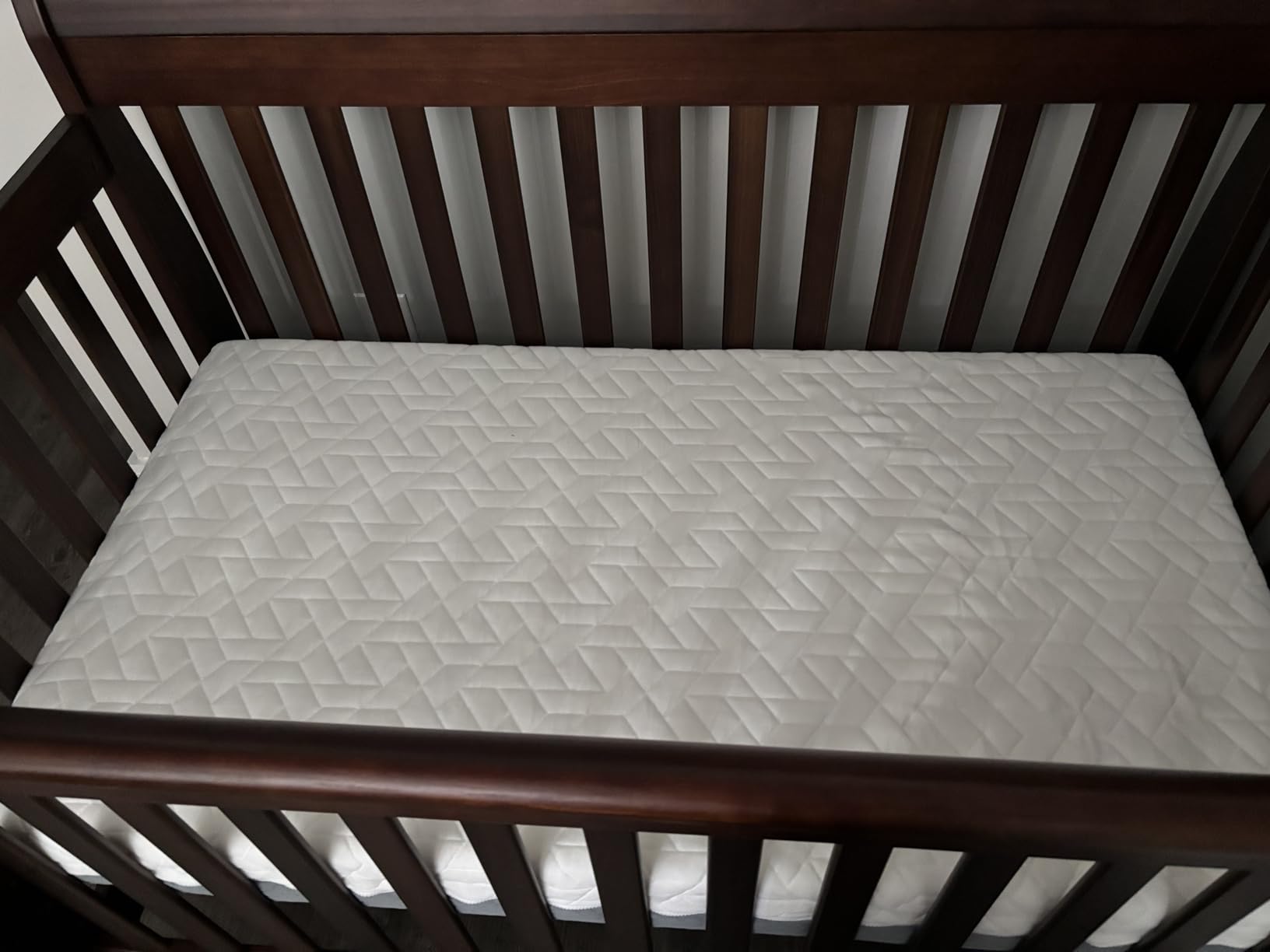 Hiccapop Baby Crib Mattress, Waterproof, Dual Sided Foam Baby Mattress, Firm Side for Babies, Soft Memory Foam Side for Toddlers, Made in USA customer photo 2