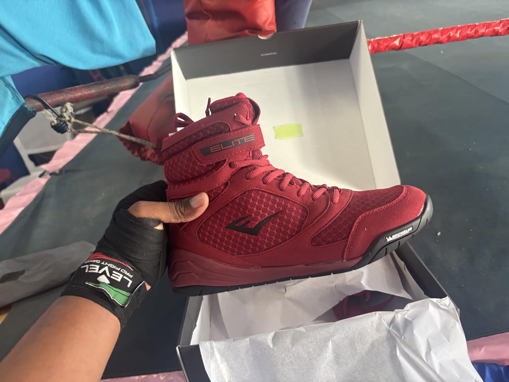 Everlast Elite V2 Boxing Shoes: Your Ultimate Training Companion for Excellence and Durability Boxing Shoes, Elite 2 Shoes, Training Footwear customer photo 1
