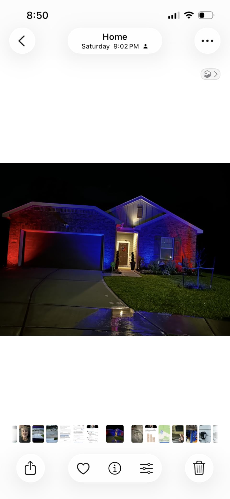 SUNVIE 12 Pack RGBW Color Changing Landscape Lights with 300W Low Voltage Landscape Transformer 12-24V LED Landscape Lighting Kit Waterproof Multicolor Spotlights for Christmas House Yard Tree Garden customer photo 2