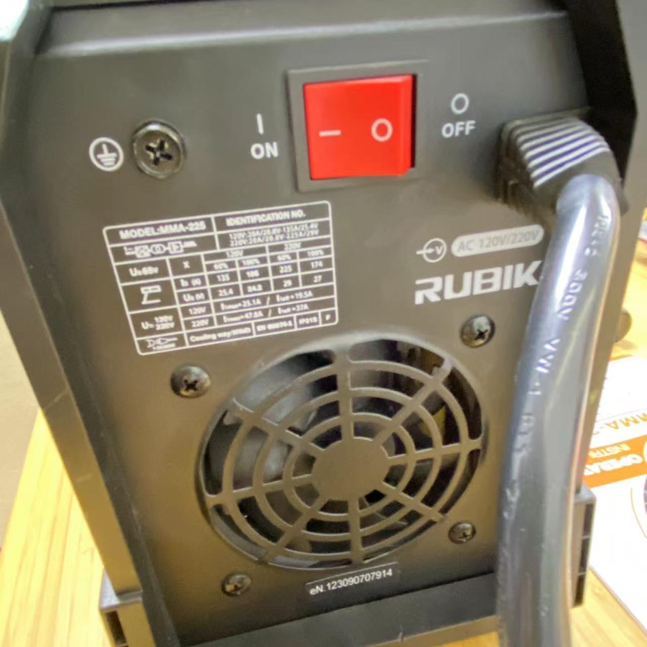 225 Amp Stick Welder with Large LCD Display, Digital IGBT Inverter, 110V/220V Portable Stick Welding Machine. Features include Dual Voltage, Hot Start, Arc Force, Anti-Stick, and VRD Protection customer photo 1