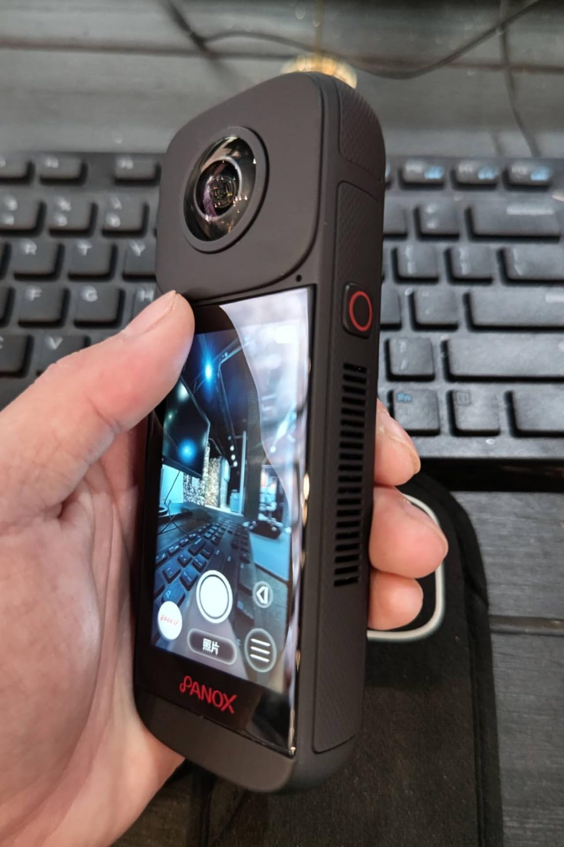 PANOX V2 360 Camera for Motorcycle - 72MP Photo, 5.7K Video, 4K Live 360° Camera, GPS Panorama, Android 10 OS, AI Editing, Stabilization, and Multi-Platform Live Streaming customer photo 2