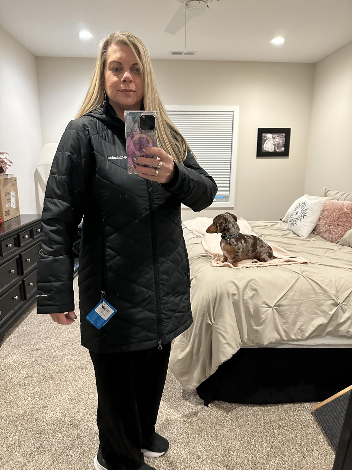 Columbia Womens Heavenly Long Hooded Jacket customer photo 2