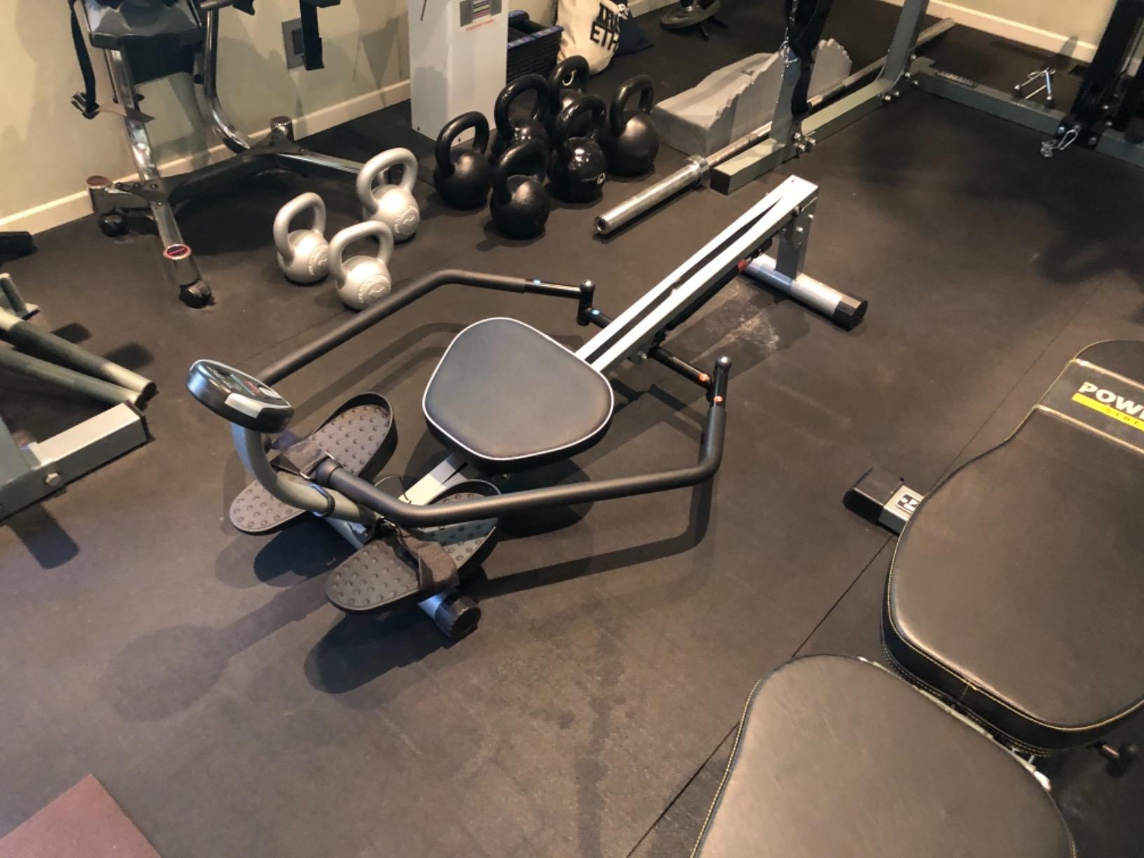 Sunny Health & Fitness Smart 360 Dual-Function Magnetic Rowing Machine, Full-Motion Workout with 51-Inch Extended Rail, Total-Body Training for Home, Free SunnyFit APP Connection customer photo 2