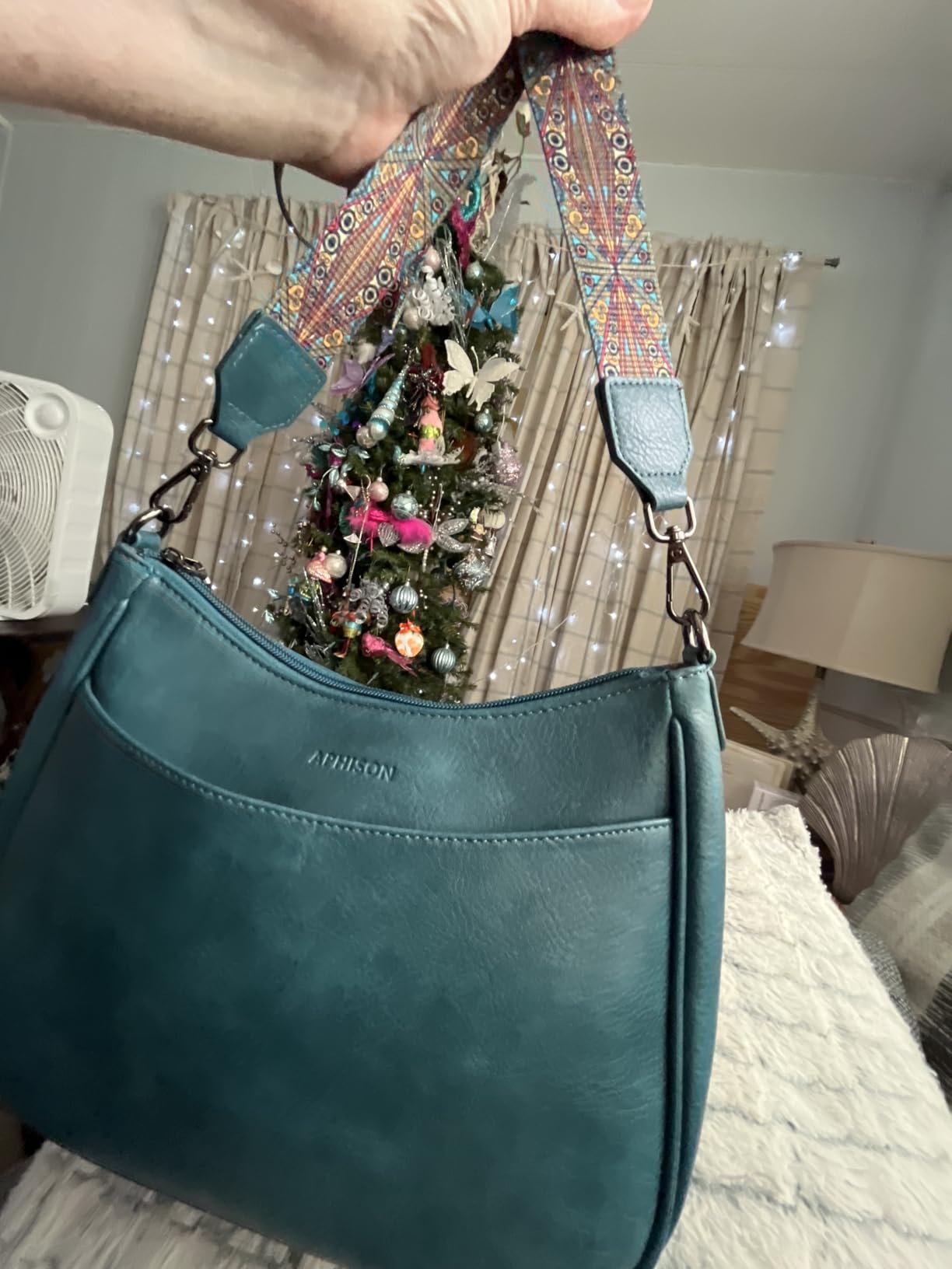 Trendy Leather Crossbody Purse with Adjustable Strap, Women's Shoulder Handbag customer photo 1
