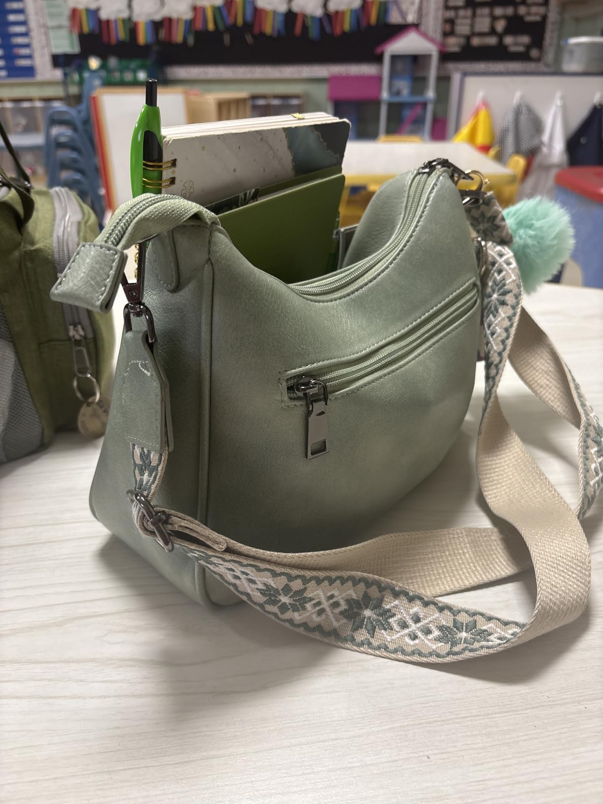 Trendy Leather Crossbody Purse with Adjustable Strap, Women's Shoulder Handbag customer photo 2