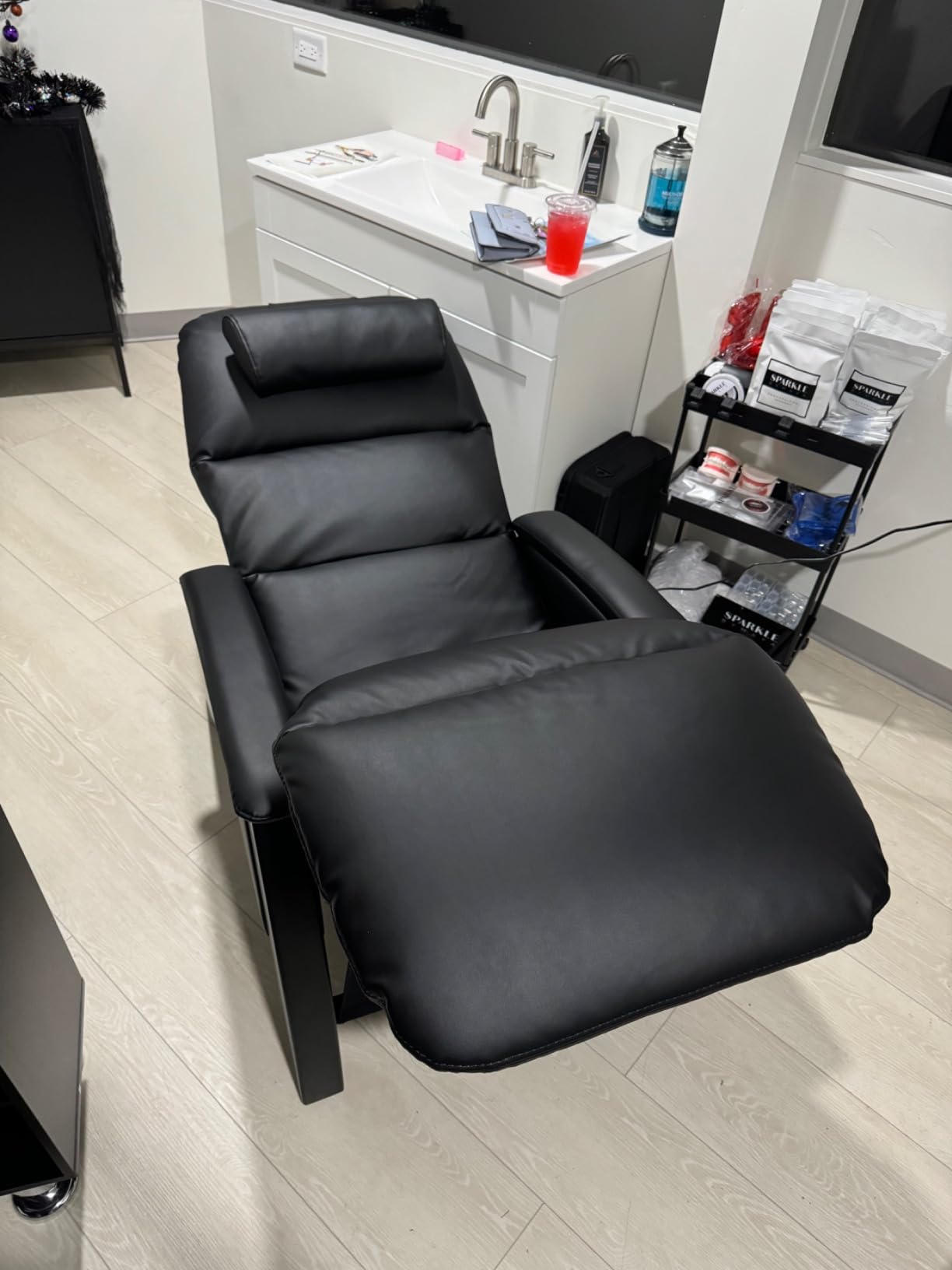 Svago Lite 2 SV210 Dual Power Infinite Position Zero Anti Gravity Recliner Chair with Heat and Massage - Grey customer photo 1