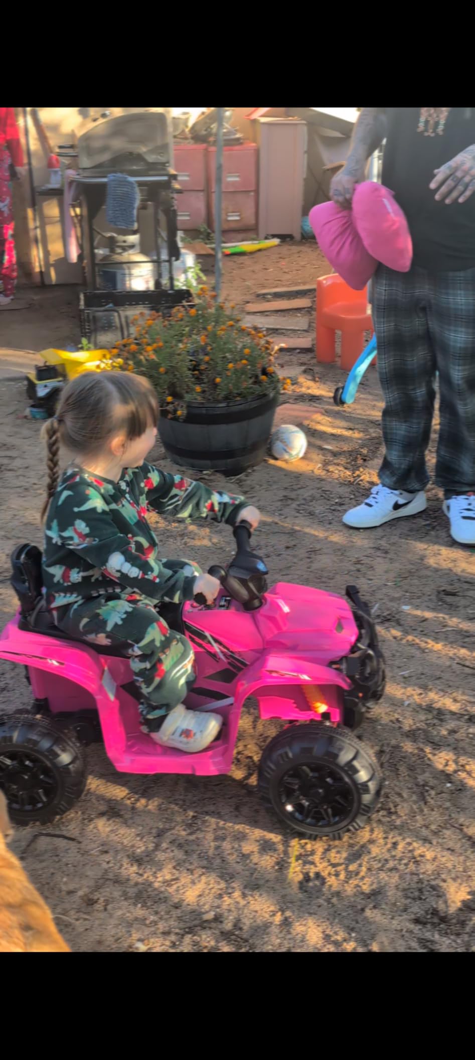 Best Choice Products 12V Kids Ride-On Electric ATV, 4-Wheeler Quad Car Toy w/Bluetooth Audio, 2.4mph Max Speed, Treaded Tires, LED Headlights, Radio - Blue customer photo 2