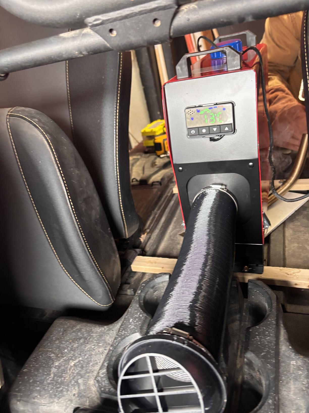 Diesel Parking Heater, 12V/8KW Diesel Air Heater, 10L Fuel Tank and Muffler, Smart LCD Display & Remote Control for RV, Truck, Trailer and Boat (JB-018) customer photo 2