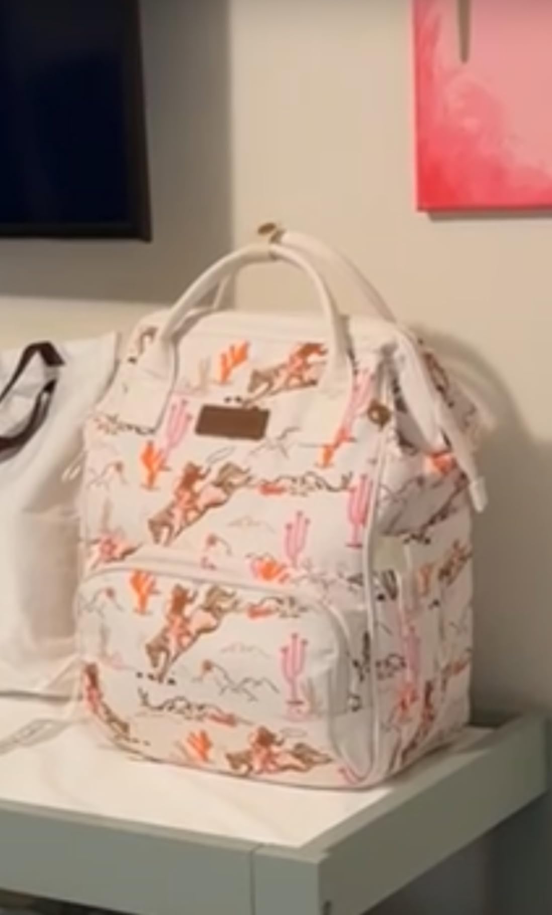 Montana West Wrangler Diaper Bag Backpack Aztec Callie Bag Travel Backpack Purses Western Multi-Function Baby Bags for Mom customer photo 1