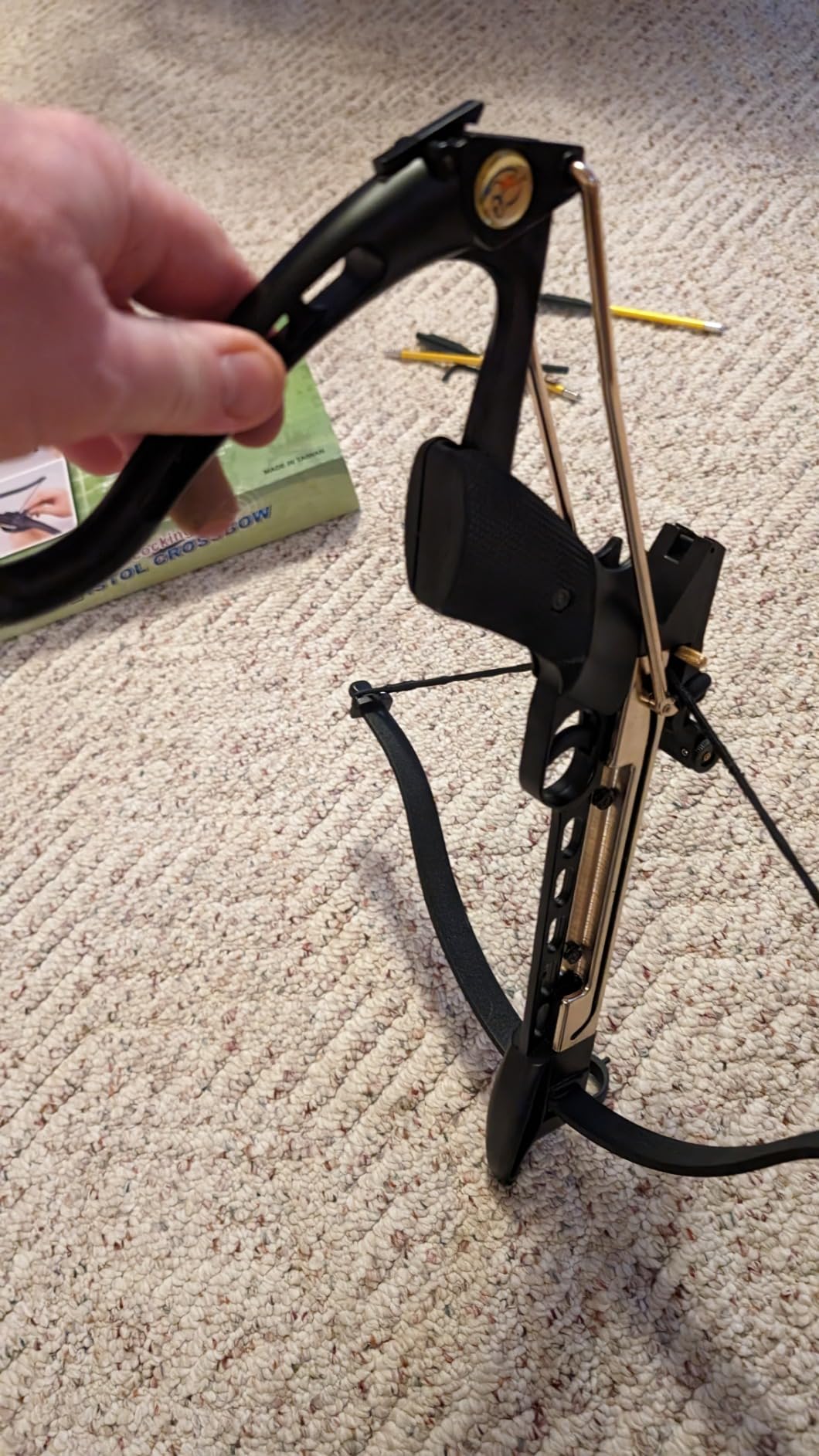 ManKung 80 lbs Self Cocking Cobra Style Pistol Crossbow w/ 3 Bolts - Multi Style - Composite Bow - Made in Taiwan customer photo 2