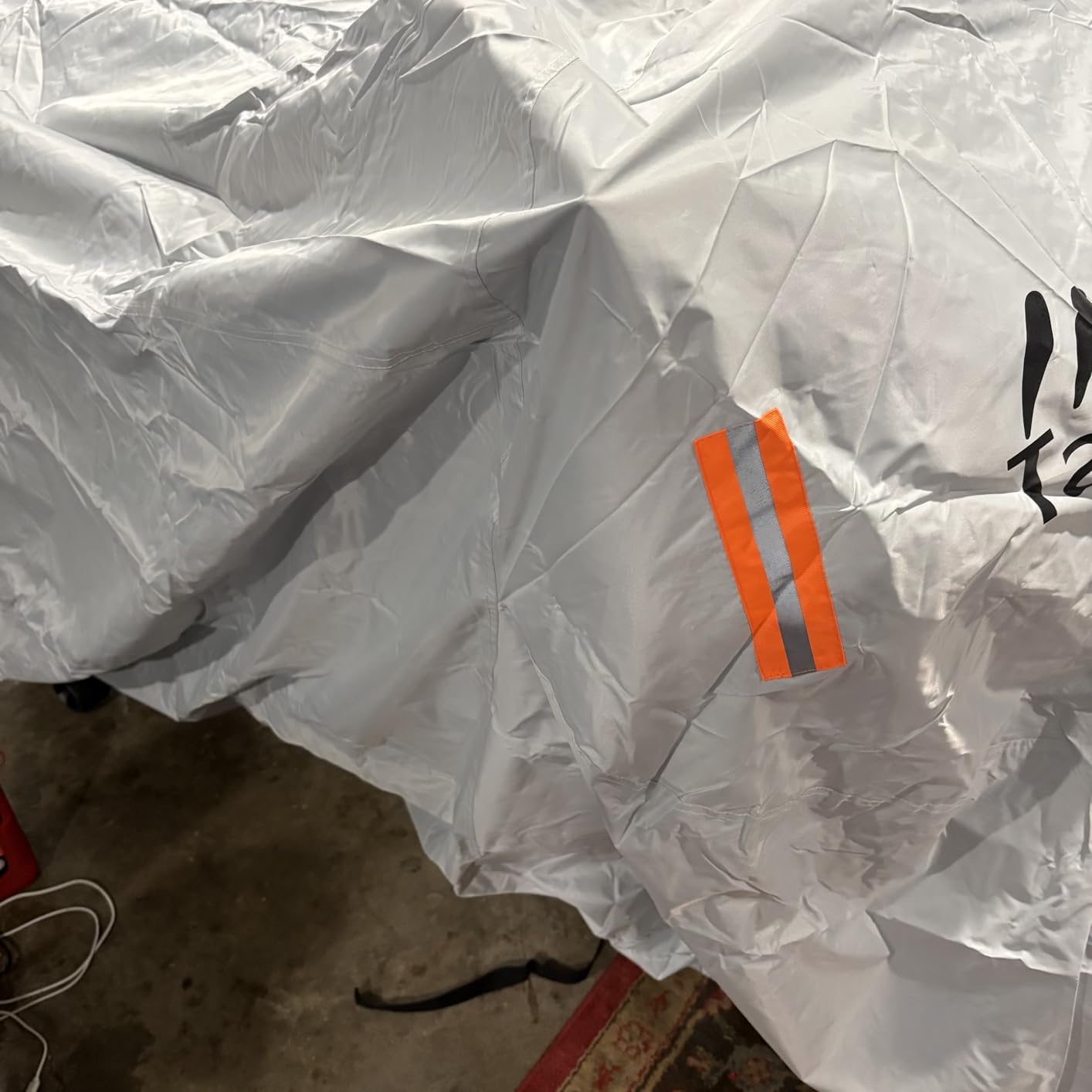 Motorcycle Cover Waterproof Outdoor, 300D Heavy Duty, UV & Rain Resistant, Windproof with 3 Buckles, Fits Most Motorcycles, Cruisers, Sportbikes, Dirt Bikes, Scooters up to 96.5