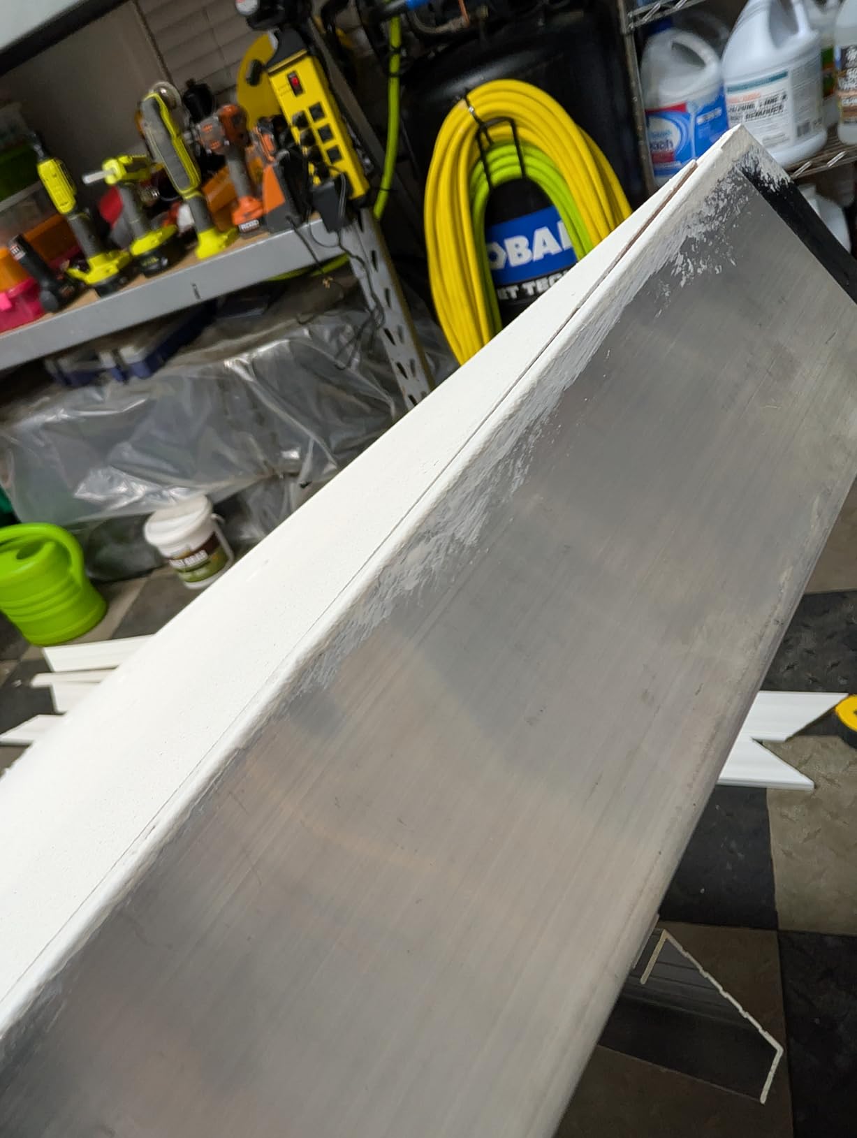 Louisville Ladder 10-12-Foot Insulated Door Aluminium Attic Ladder 22.5