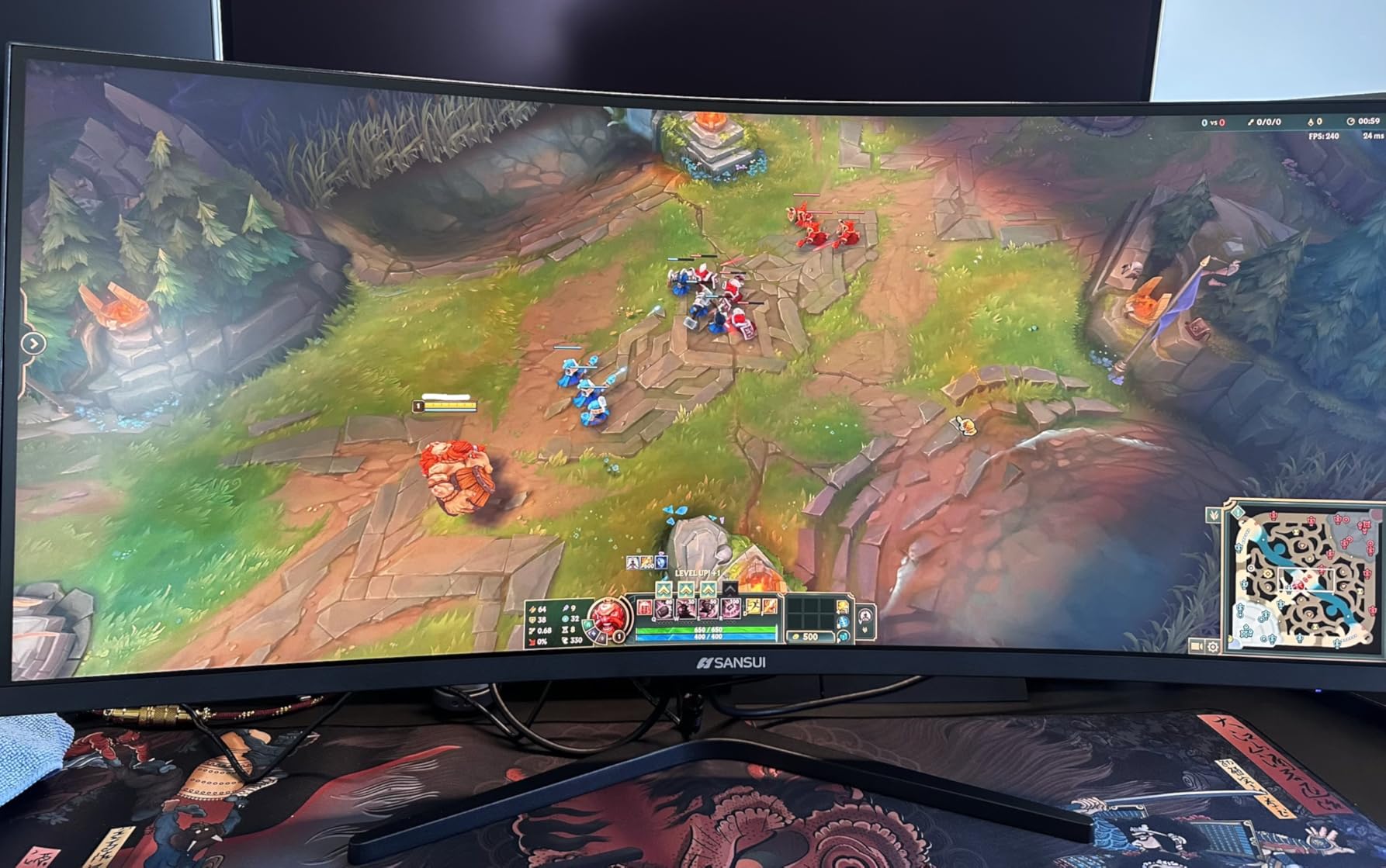 SANSUI 32-Inch Curved Gaming Monitor WQHD 2560 x 1440 180Hz Curved 1500R -Fast VA,1ms(OD), HDR, 300nits, sRGB 125%, DCI-P3 95%, FreeSync, HDMI x2, DP1.4x2(DP Cable Included) customer photo 1