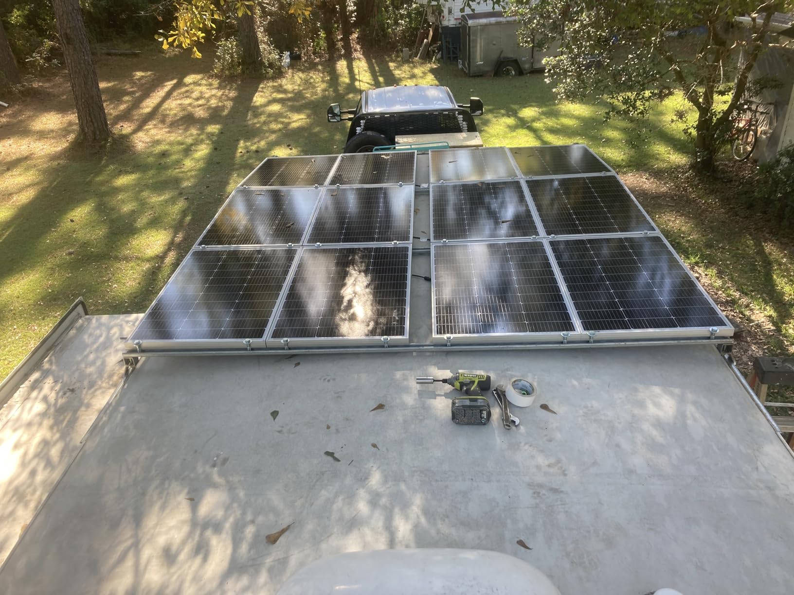 ECO-WORTHY 400W Solar Panels 4pcs 100 Watt 18V Monocrystalline Solar Panel Module for Off Grid PV Power for Home, Camping, Boat, Shed Farm, RV, 12V Battery customer photo 2