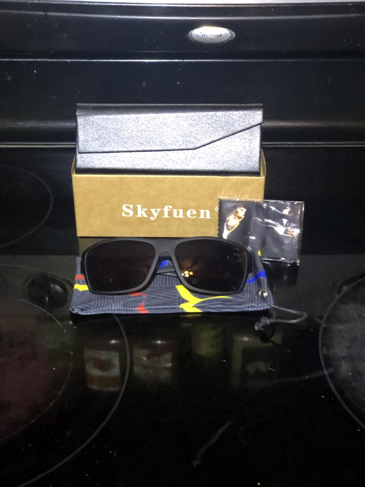 SKYFUEN Polarized Bifocal Reading Sunglasses, TR90 Wrap Sports Bifocal Build-In Sun Readers, Fishing/Driving customer photo 1