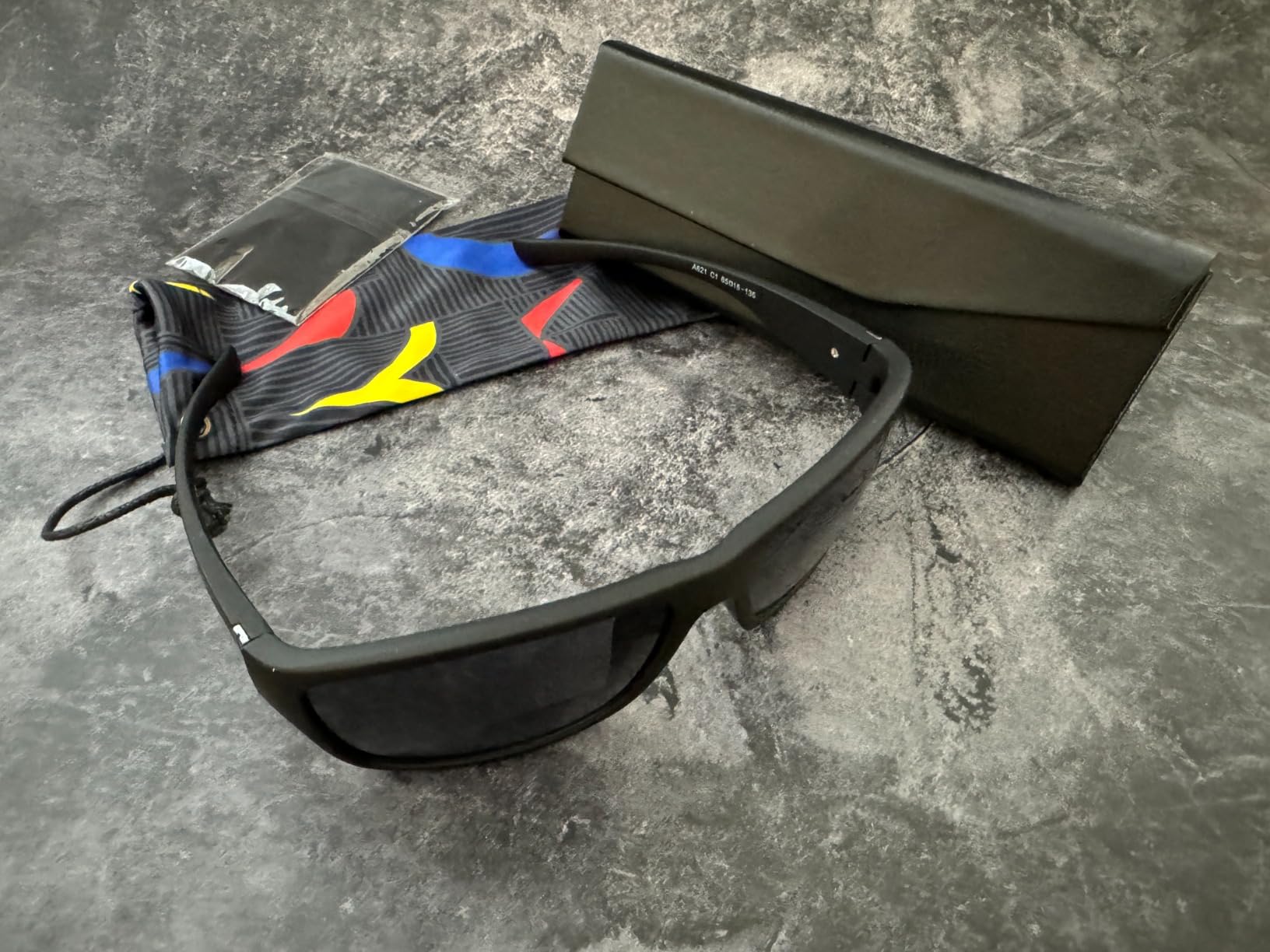 SKYFUEN Polarized Bifocal Reading Sunglasses, TR90 Wrap Sports Bifocal Build-In Sun Readers, Fishing/Driving customer photo 2