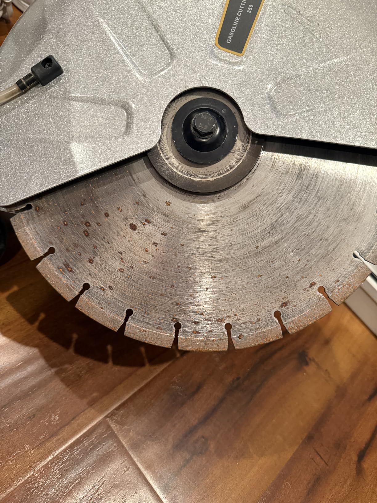 Gas Concrete Cut off Saw 2 Stroke 52 CC Cement Masonry Wet Dry Saw Cutter+Blade Power Cutter 1400W customer photo 1