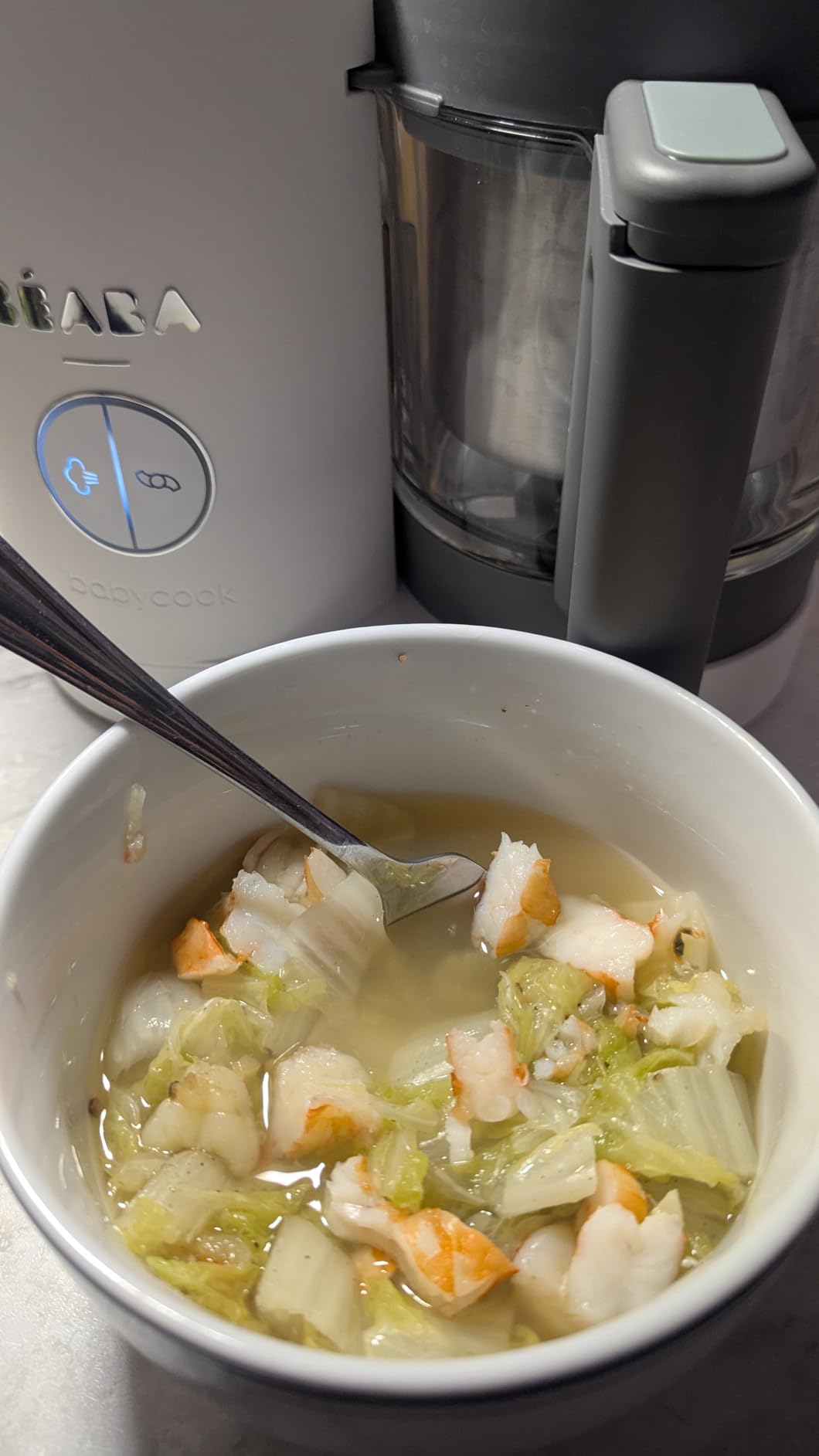 BEABA Babycook Neo Baby Food Maker | Non-Toxic Glass & Stainless Steel | Trusted by Celebrity Moms | Sustainable Baby Food Processor | Global Leader | 34 Servings in 20 Mins, Mineral customer photo 2