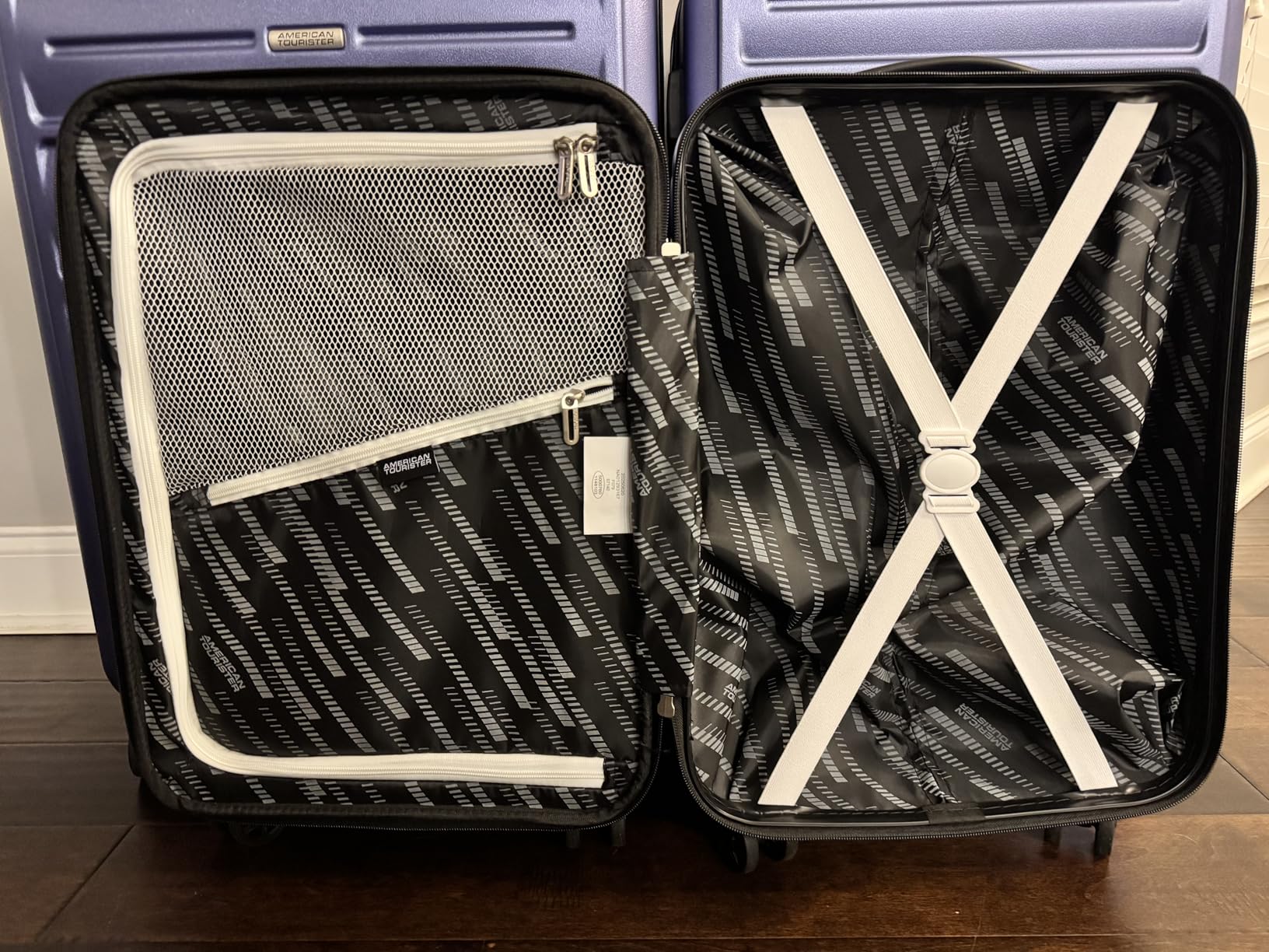 American Tourister Westridge Hardside Luggage Set with Spinner Wheels, Silver, 3PC SET (CO/M/L) customer photo 1