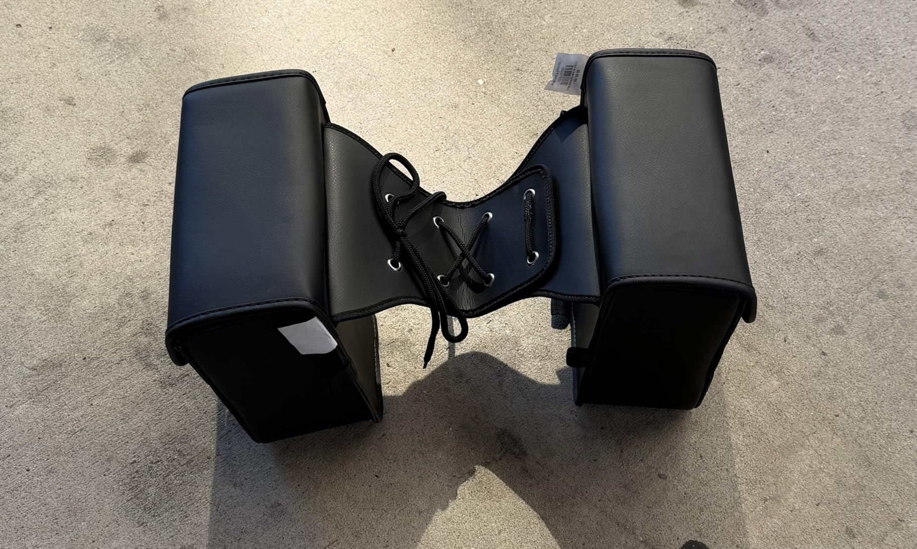 Nomad Motorcycle Saddlebags - 16L (8Lx2) Universal Throw Over Saddle Bag for Cruiser, Touring & Chopper Bikes - Heavy Duty, Waterproof, Secure Numeric Lock, Easy Mount, Rider Storage customer photo 2