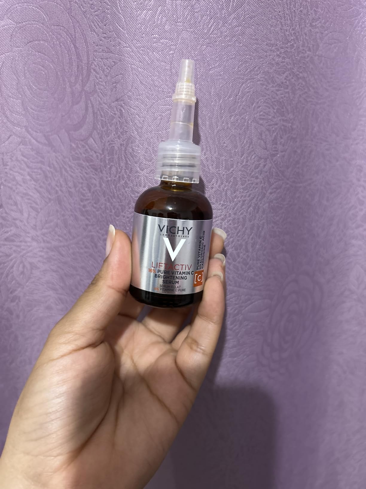 Vichy LiftActiv Vitamin C Serum For Face, Brightening Serum With Pure Vitamin C + Hyaluronic Acid + Vitamin E, Reduces Fine Lines, Smooths Skin Texture, Improves Radiance, Anti Aging customer photo 1