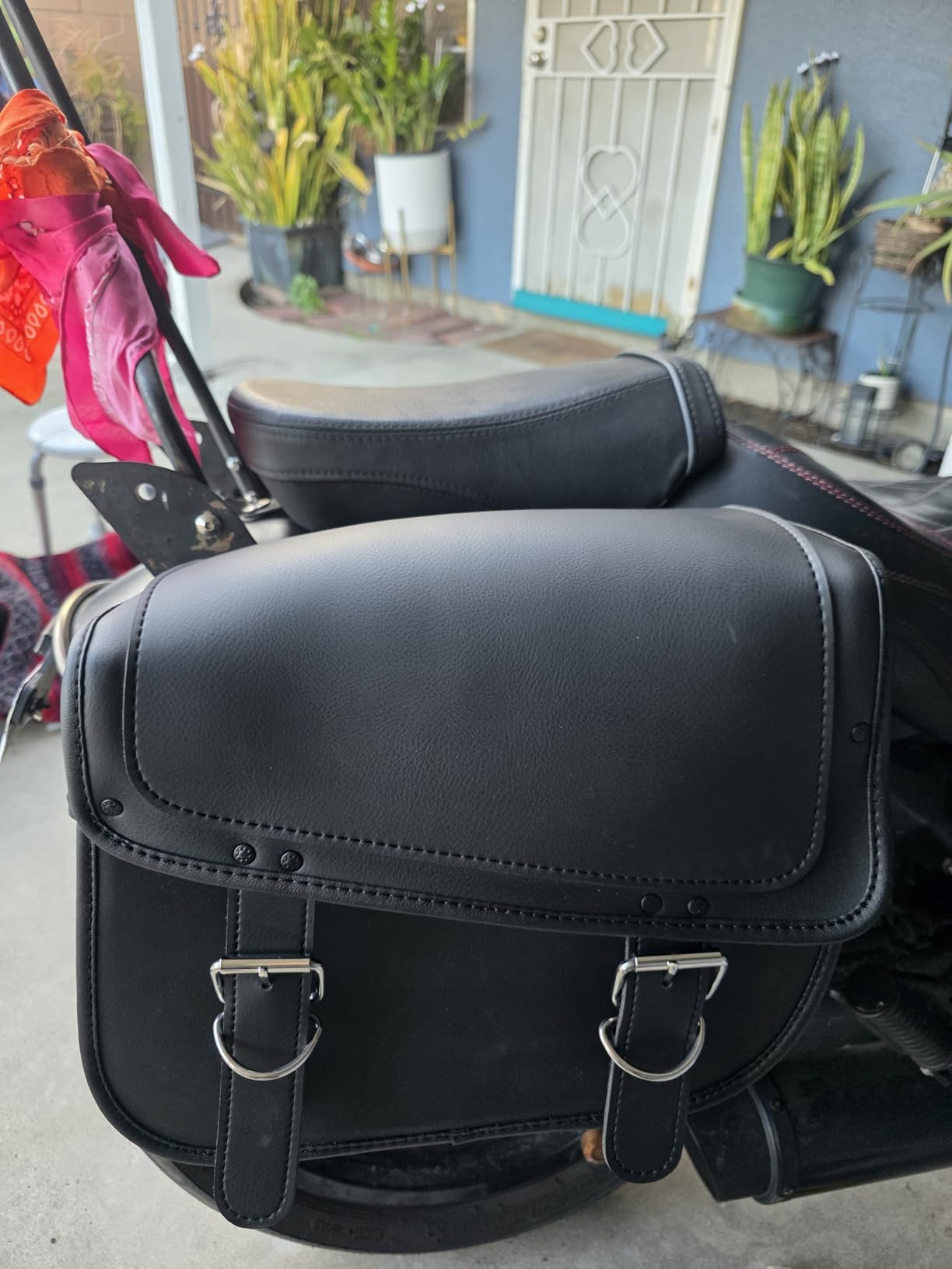 Nomad Universal Motorcycle Saddlebags - 30L Large Capacity Quick-Easy Throw Over Bags for Cruiser, Chopper, Touring - Heavy Duty saddle bags,Waterproof,Secure Lock,Durable Storage Side Bags for Bikers customer photo 2