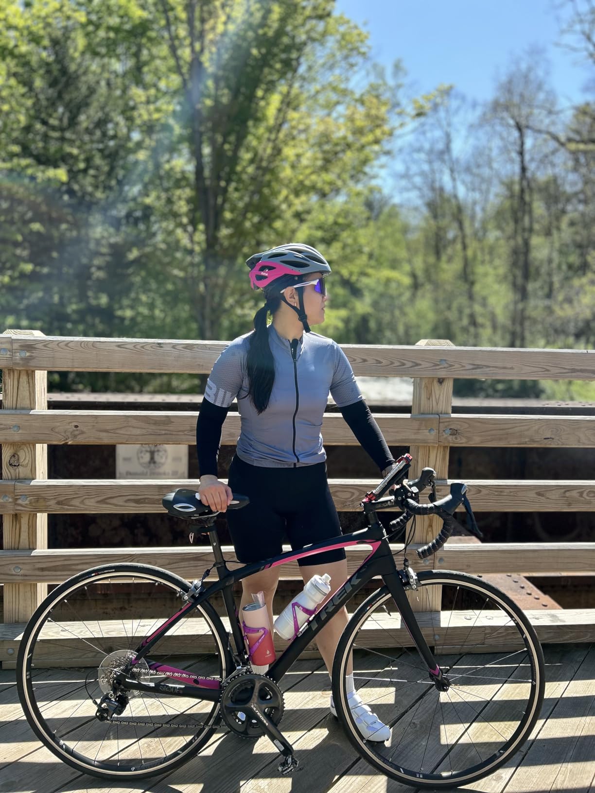 INBIKE Cycling Jersey Women Quick Dry, Breathable Bike Shirts with Pockets, Bicycle Clothing for Road Biking Riding customer photo 2